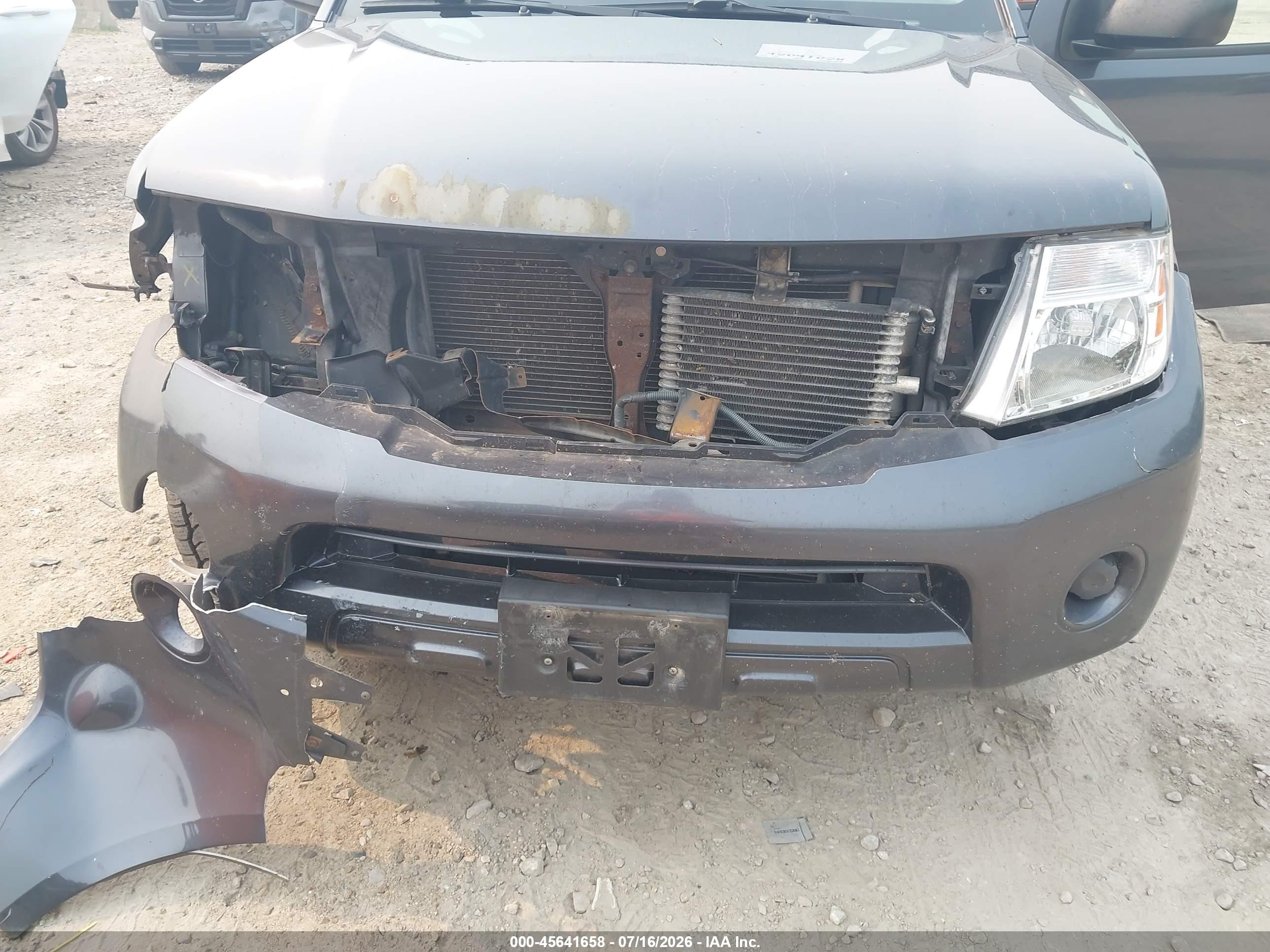 2010 Nissan Pathfinder S Gray vin: 5N1AR1NB6AC629185