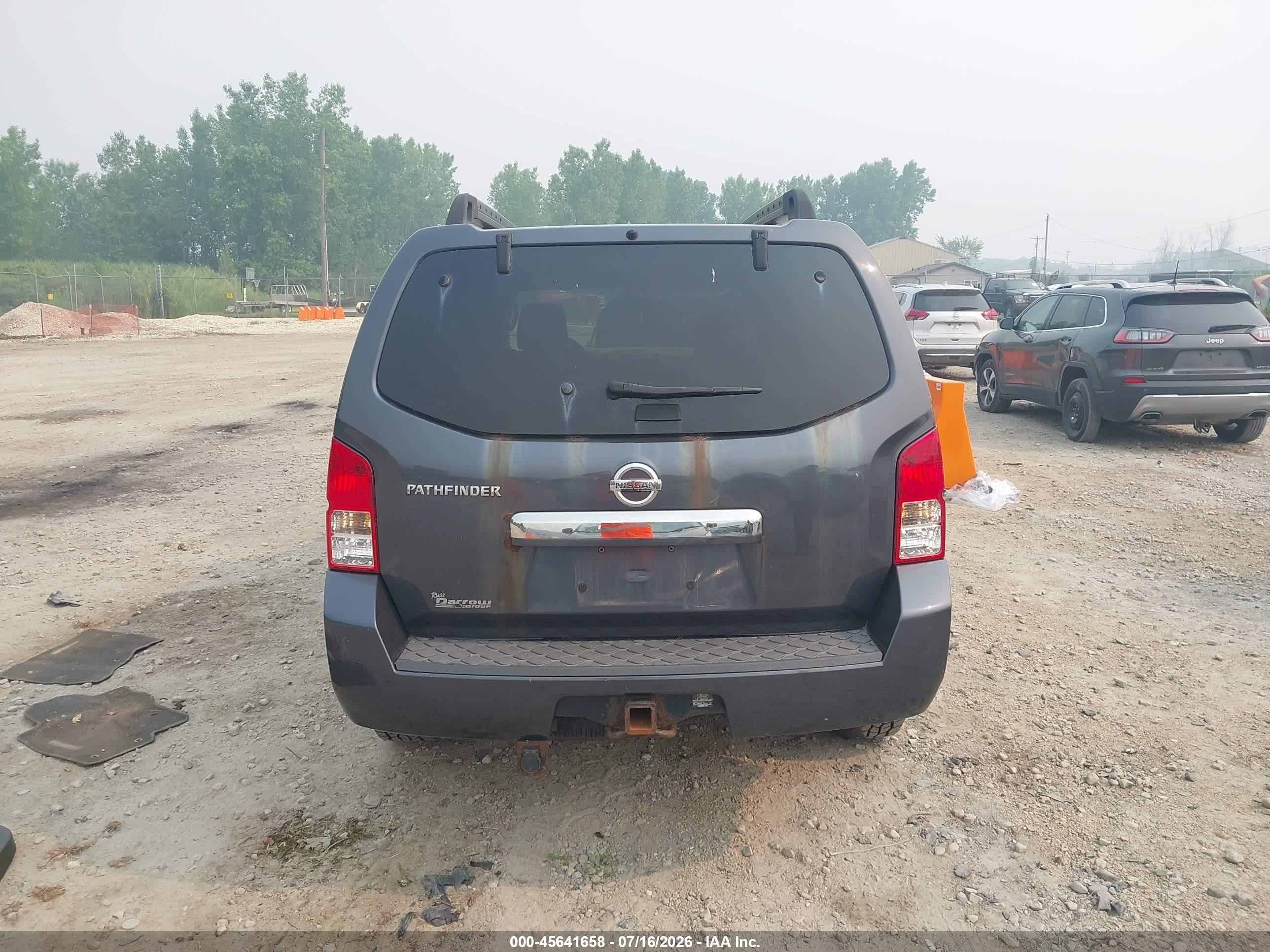 2010 Nissan Pathfinder S Gray vin: 5N1AR1NB6AC629185