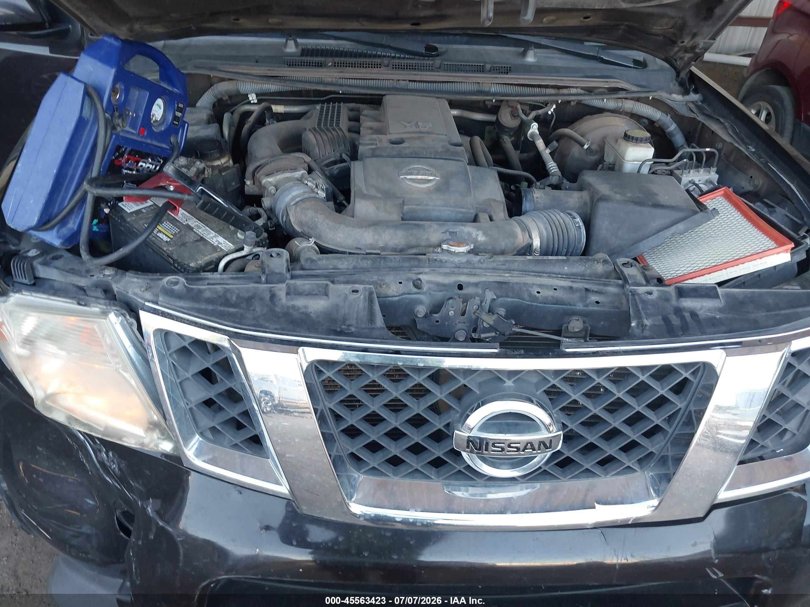 2011 Nissan Pathfinder Sv Black vin: 5N1AR1NB6BC604997