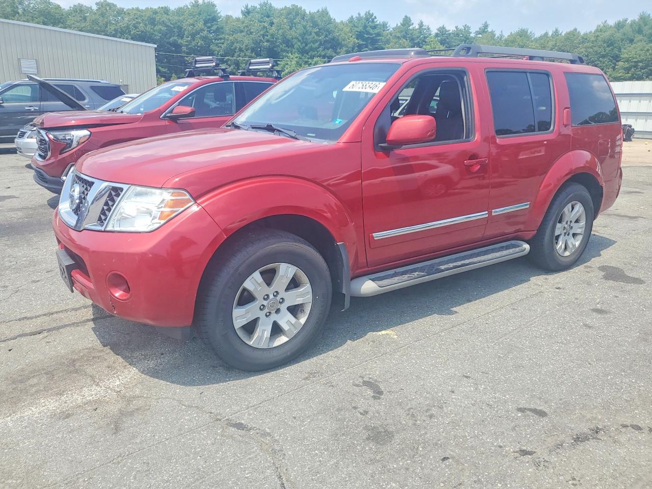 2012 Nissan Pathfinder S Red vin: 5N1AR1NB6CC601938