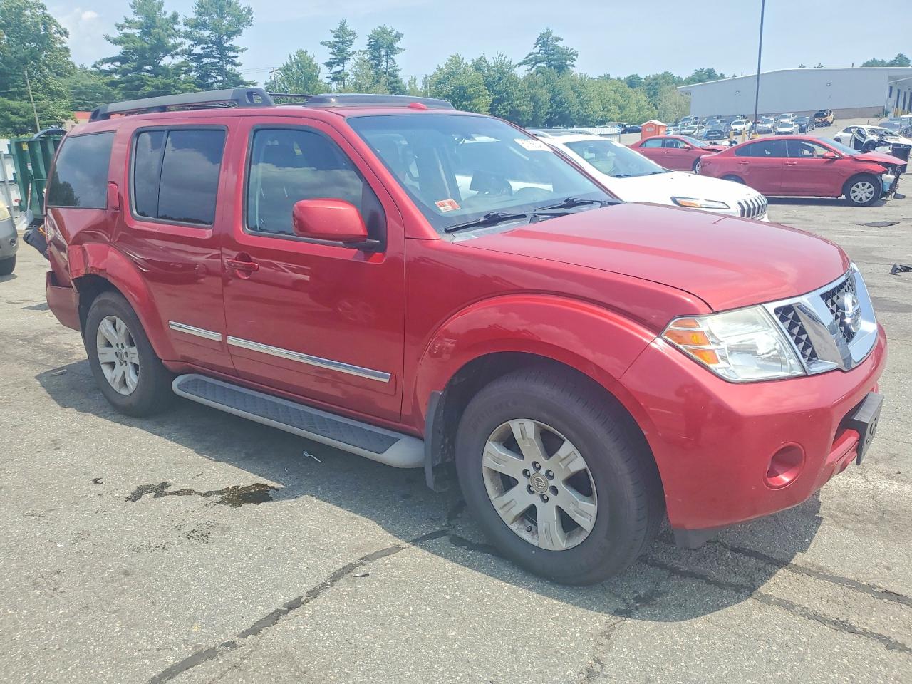 2012 Nissan Pathfinder S Red vin: 5N1AR1NB6CC601938