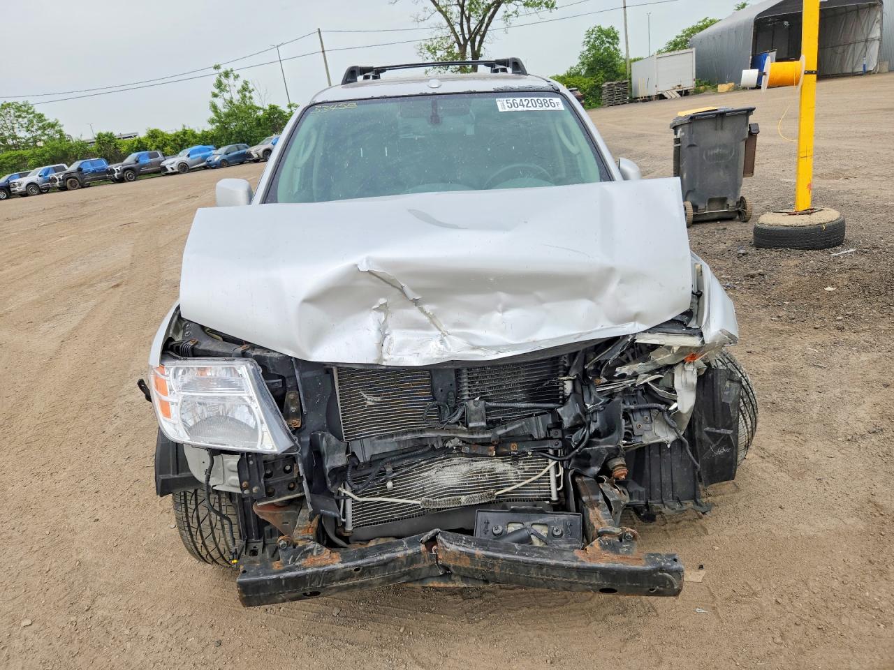 2012 Nissan Pathfinder S Silver vin: 5N1AR1NB6CC634146