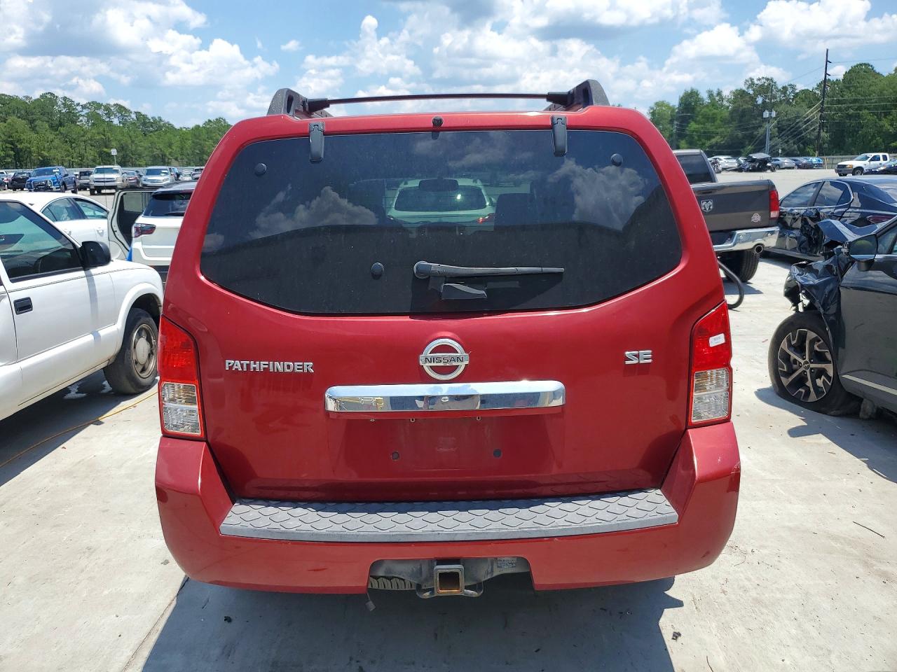 2010 Nissan Pathfinder S Red vin: 5N1AR1NB7AC601945