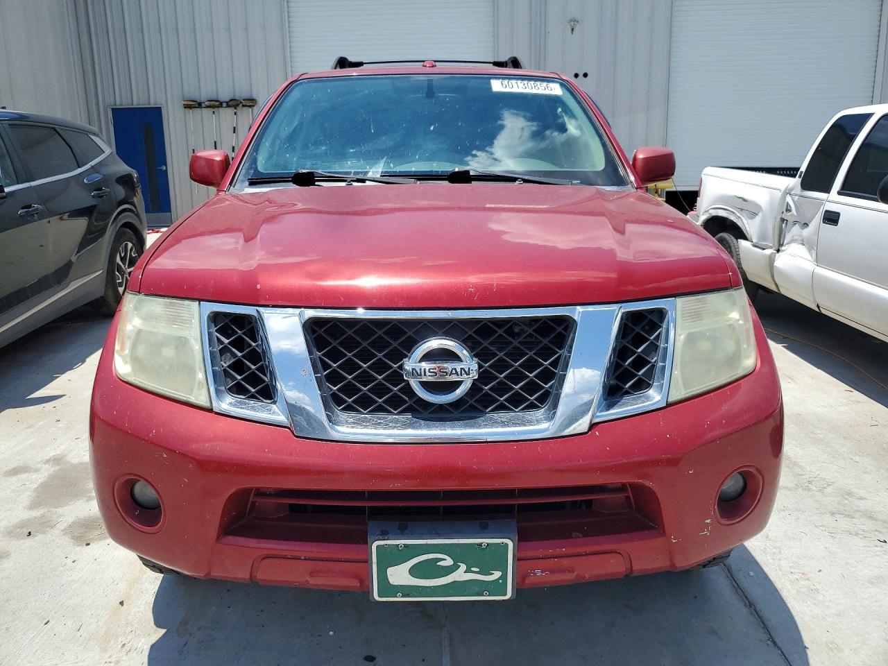 2010 Nissan Pathfinder S Red vin: 5N1AR1NB7AC601945