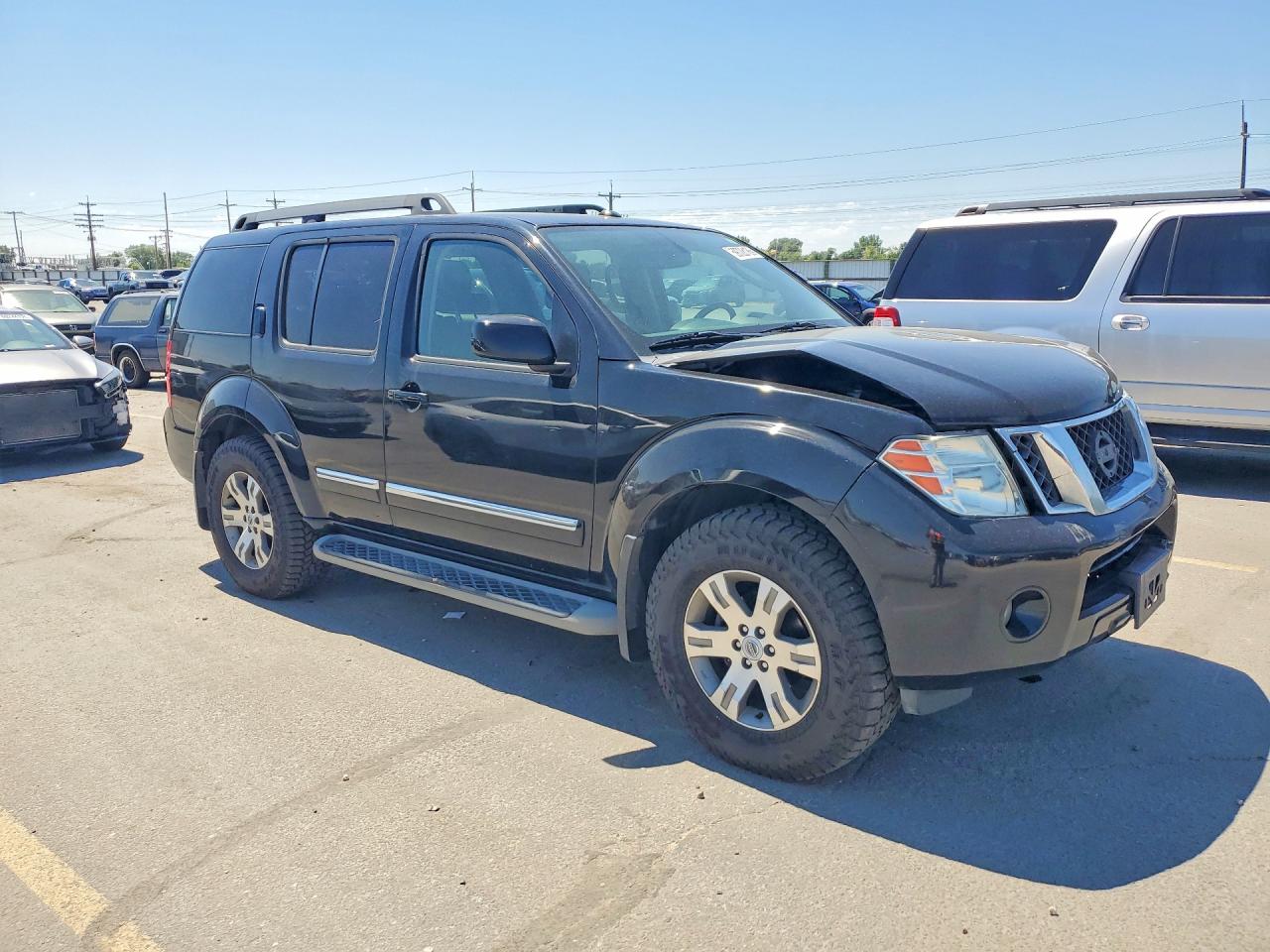 2011 Nissan Pathfinder S Black vin: 5N1AR1NB7BC606712