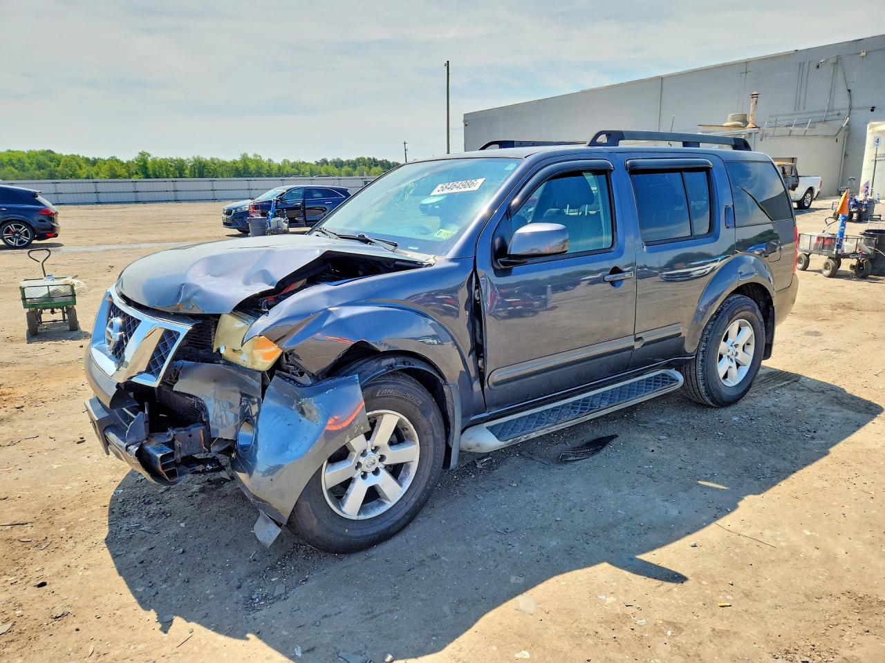 2011 Nissan Pathfinder S Gray vin: 5N1AR1NB7BC610274