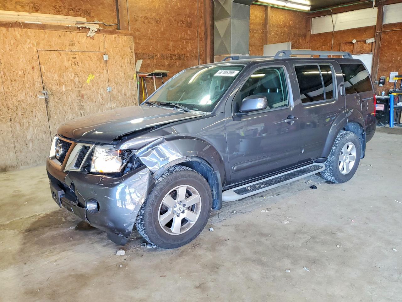 2012 Nissan Pathfinder Gray vin: 5N1AR1NB7CC601401