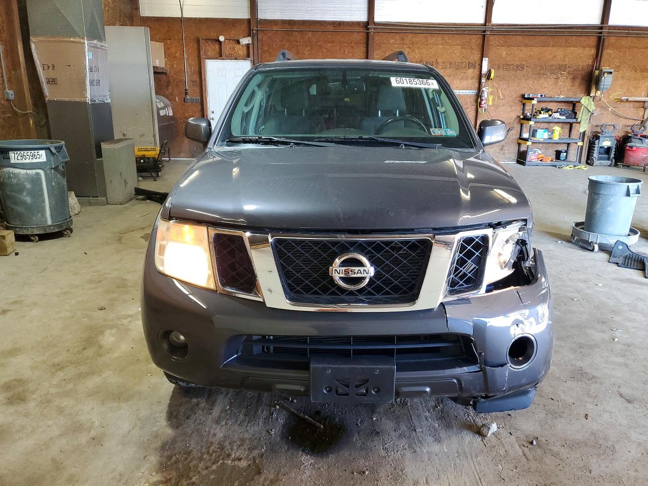 2012 Nissan Pathfinder Gray vin: 5N1AR1NB7CC601401