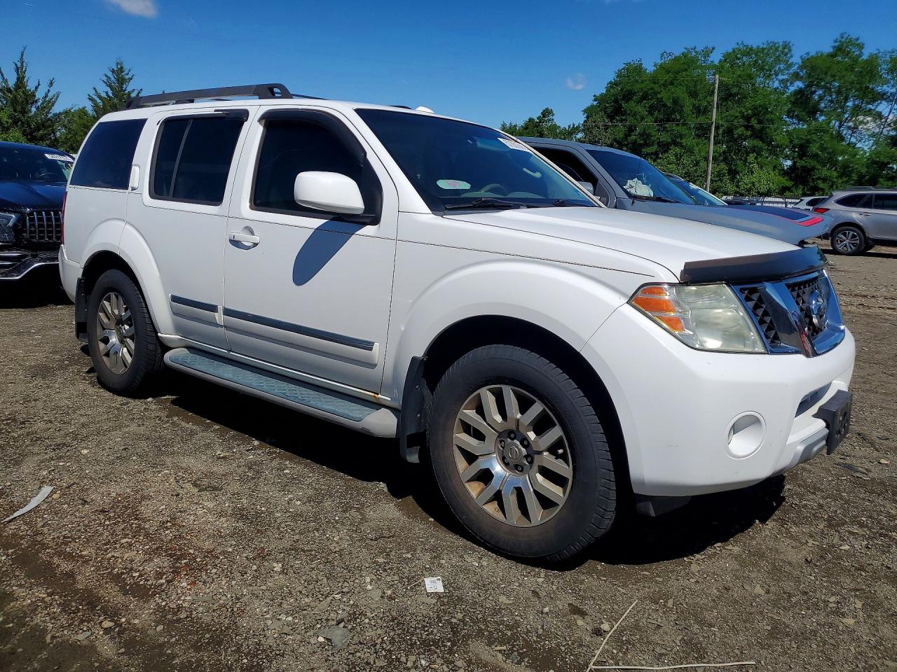 2010 Nissan Pathfinder S Белый vin: 5N1AR1NB8AC604126