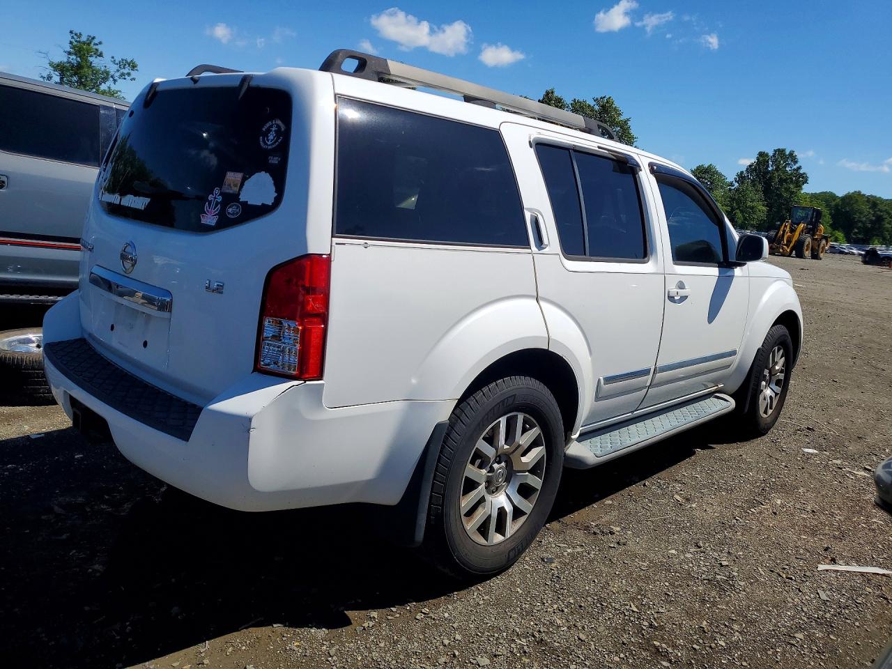 2010 Nissan Pathfinder S Белый vin: 5N1AR1NB8AC604126