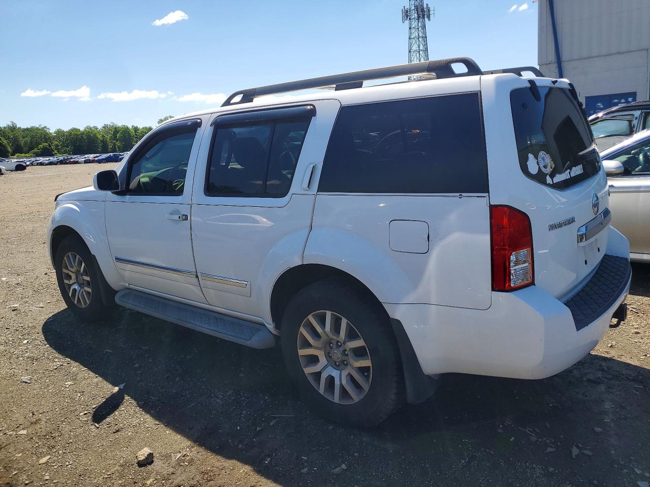 2010 Nissan Pathfinder S Белый vin: 5N1AR1NB8AC604126