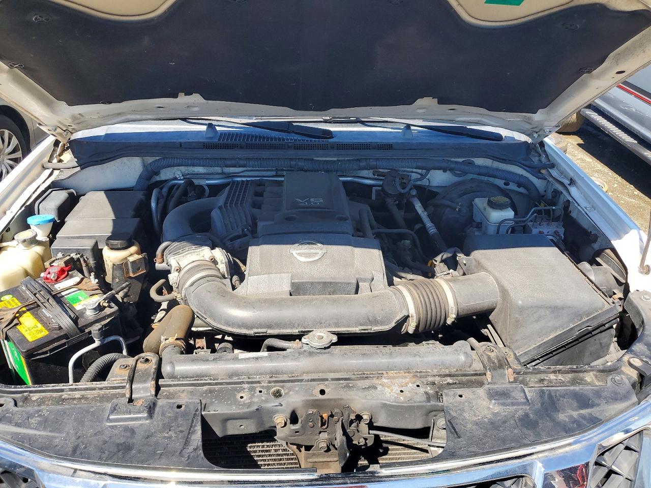 2010 Nissan Pathfinder S Белый vin: 5N1AR1NB8AC604126