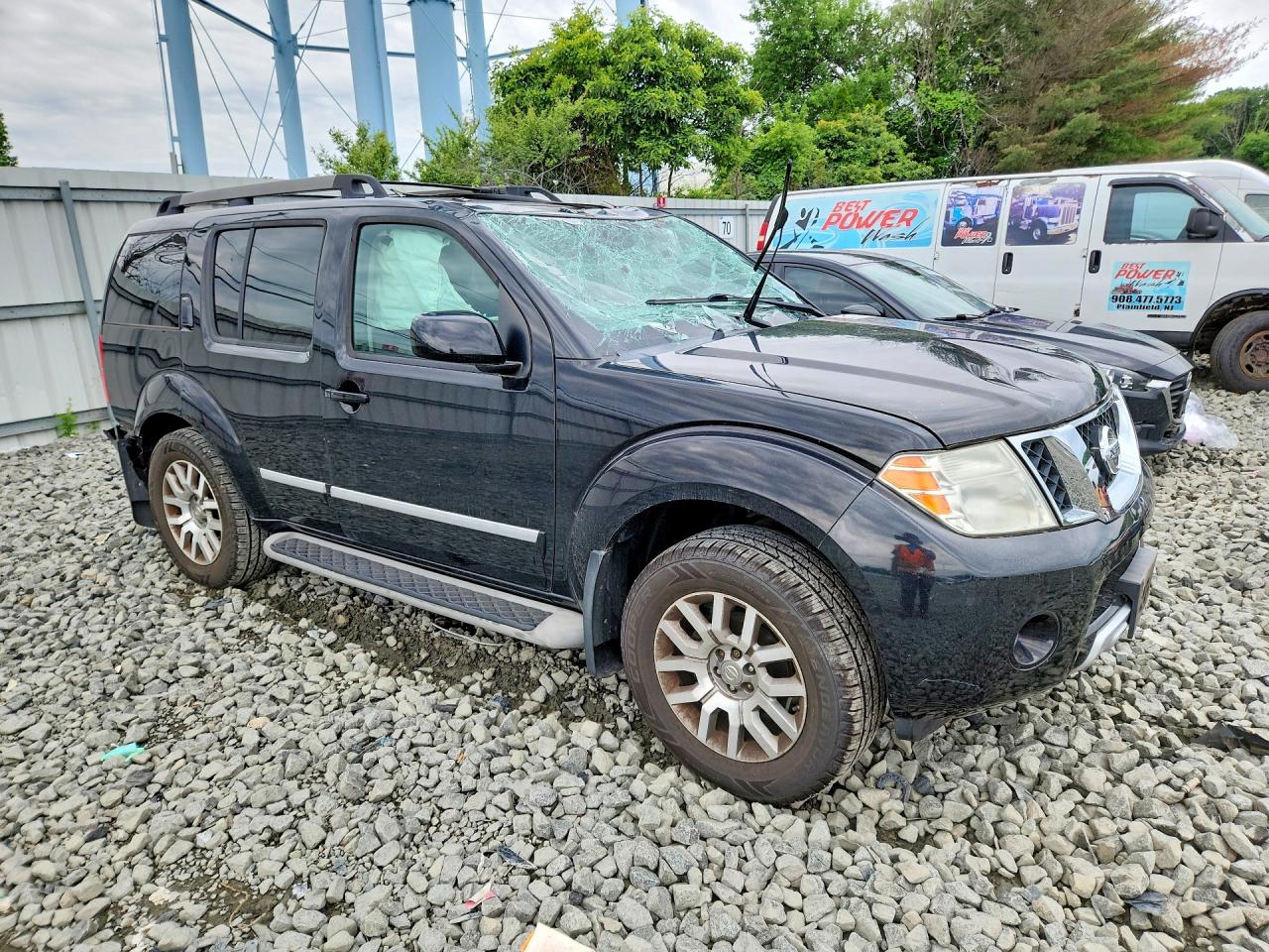 2011 Nissan Pathfinder S Black vin: 5N1AR1NB8BC605097