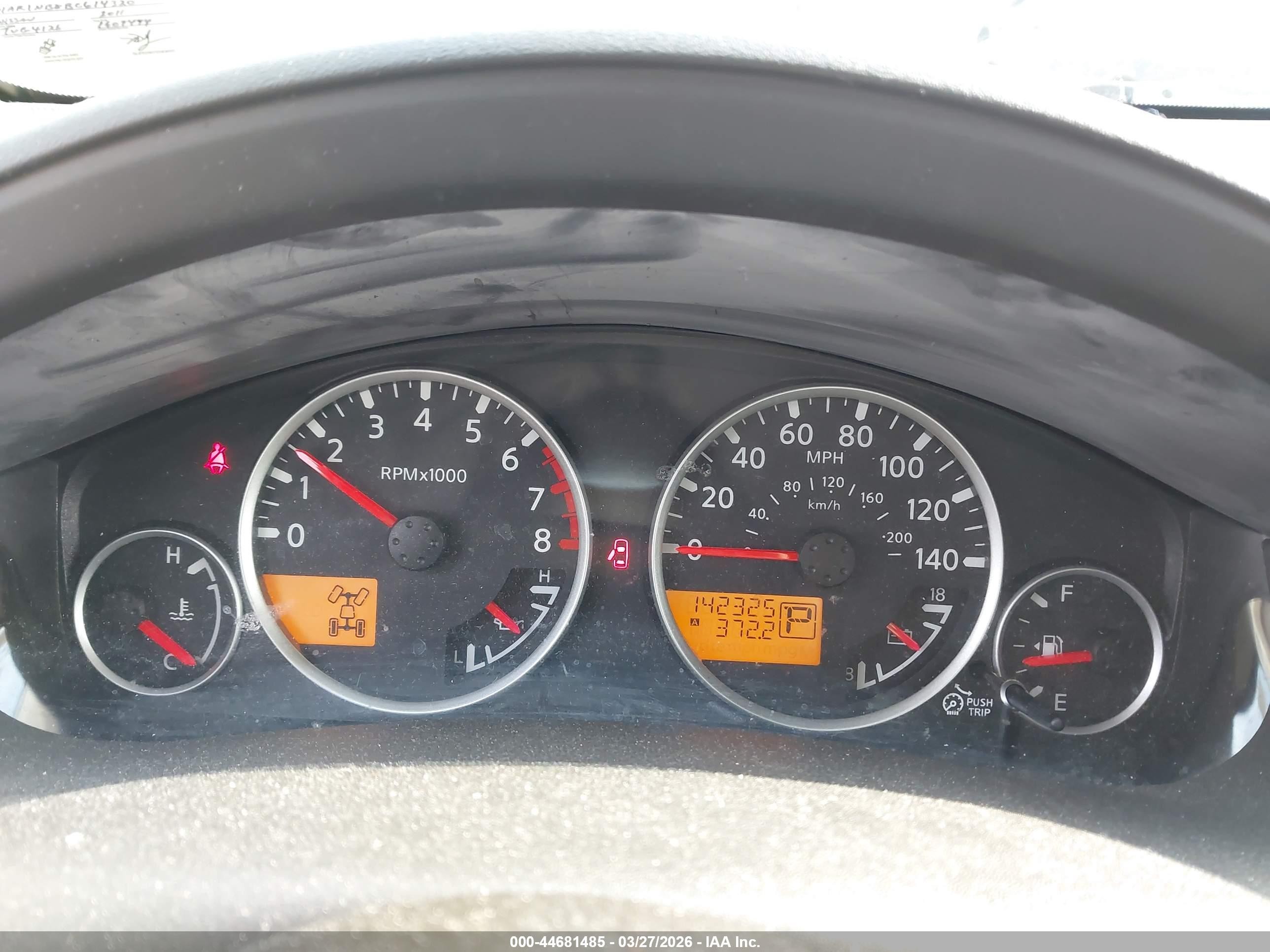 2011 Nissan Pathfinder Le Gray vin: 5N1AR1NB8BC614320