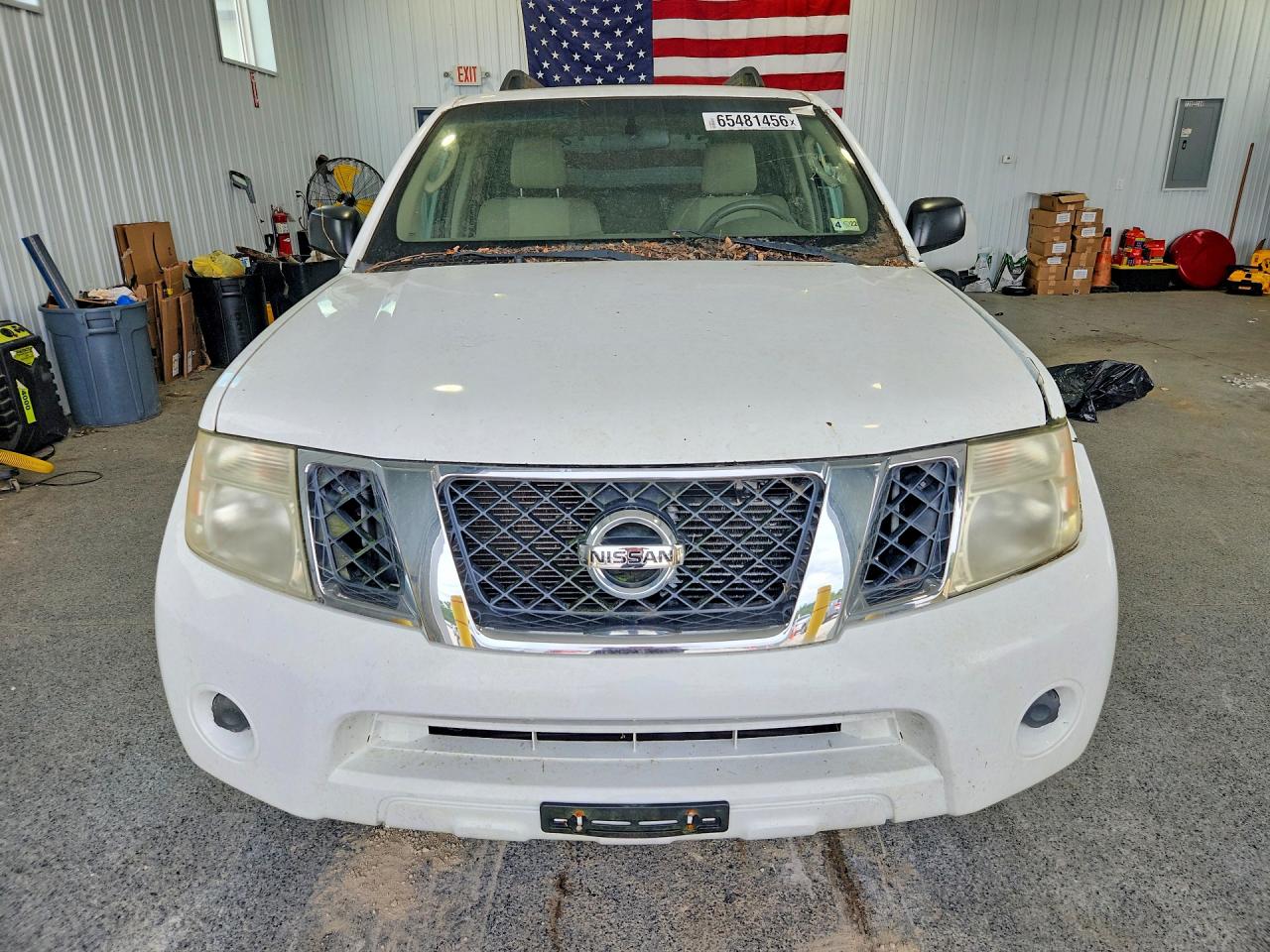 2011 Nissan Pathfinder S White vin: 5N1AR1NB8BC630601