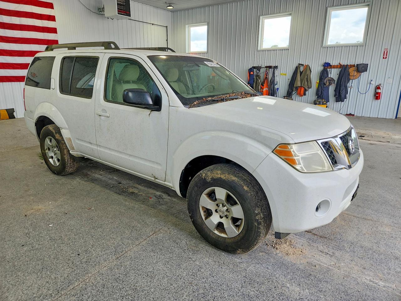 2011 Nissan Pathfinder S White vin: 5N1AR1NB8BC630601