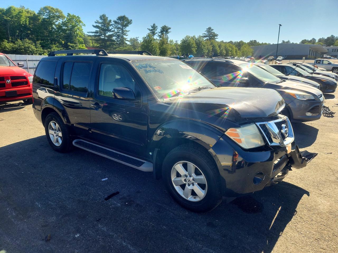 2011 Nissan Pathfinder S Black vin: 5N1AR1NB8BC635538