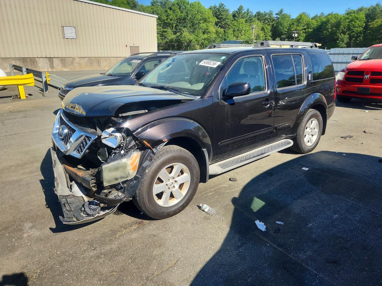 2011 Nissan Pathfinder S Black vin: 5N1AR1NB8BC635538