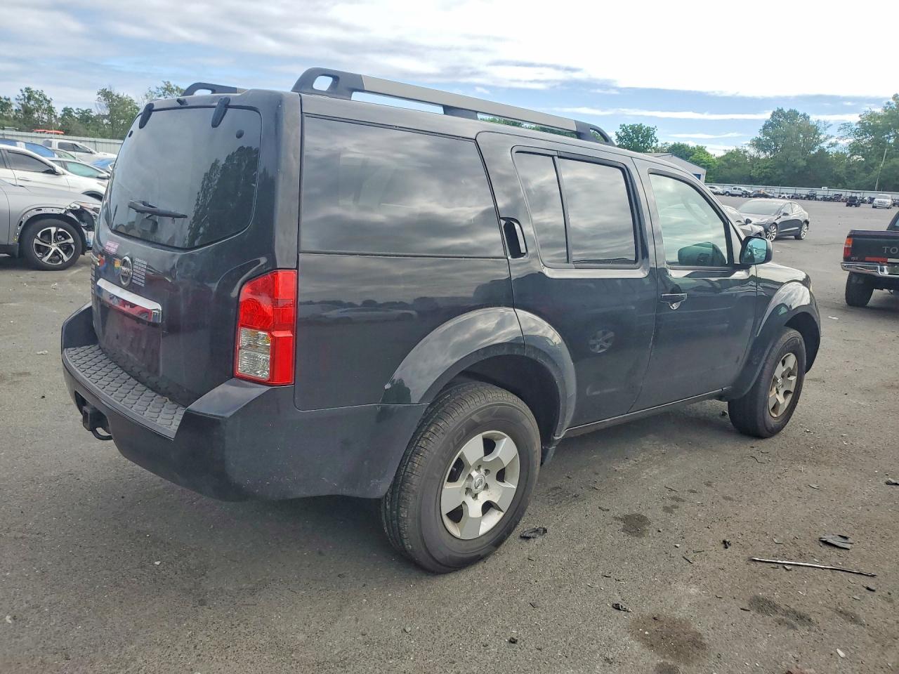 2012 Nissan Pathfinder S Черный vin: 5N1AR1NB8CC605439