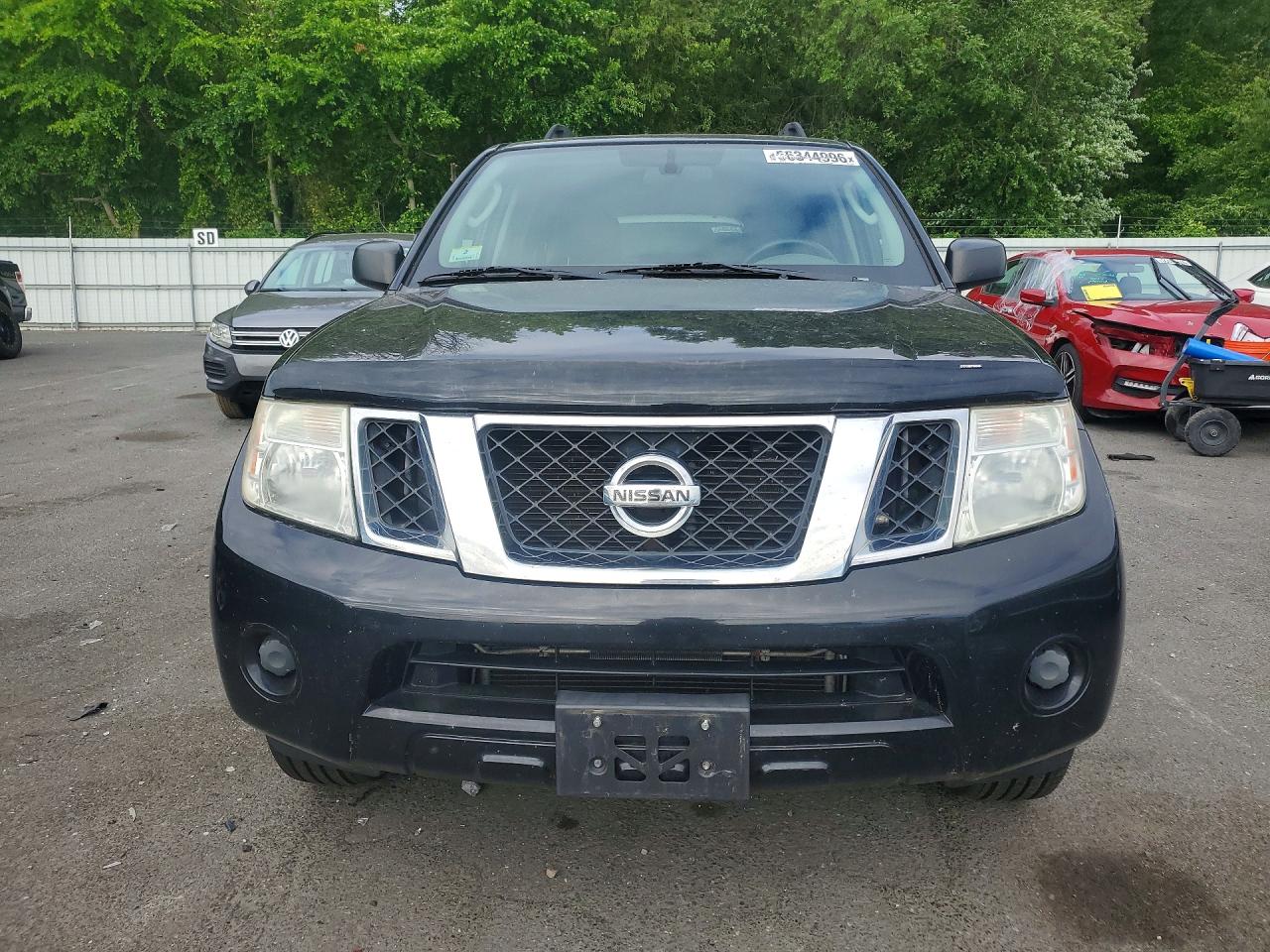 2012 Nissan Pathfinder S Черный vin: 5N1AR1NB8CC605439