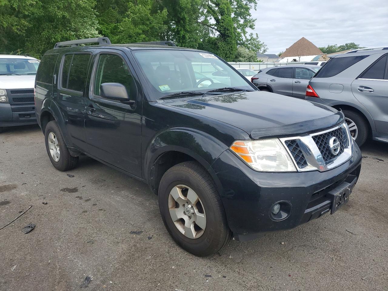 2012 Nissan Pathfinder S Черный vin: 5N1AR1NB8CC605439