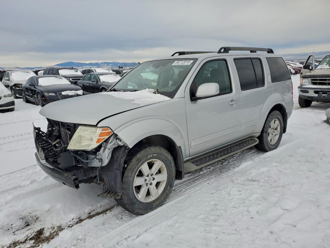 2011 Nissan Pathfinder S Silver vin: 5N1AR1NB9BC626010