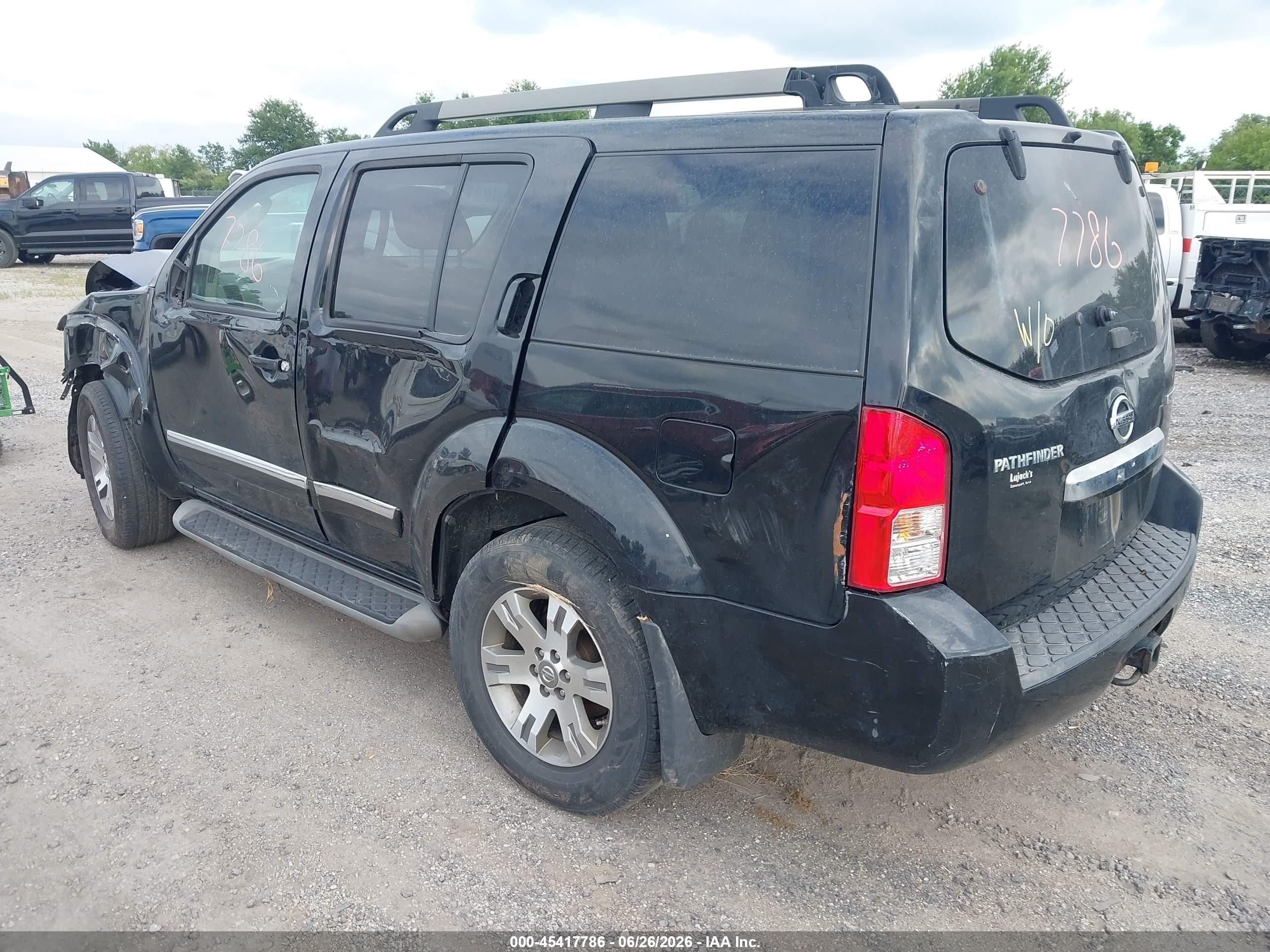 2012 Nissan Pathfinder Silver Black vin: 5N1AR1NB9CC604106