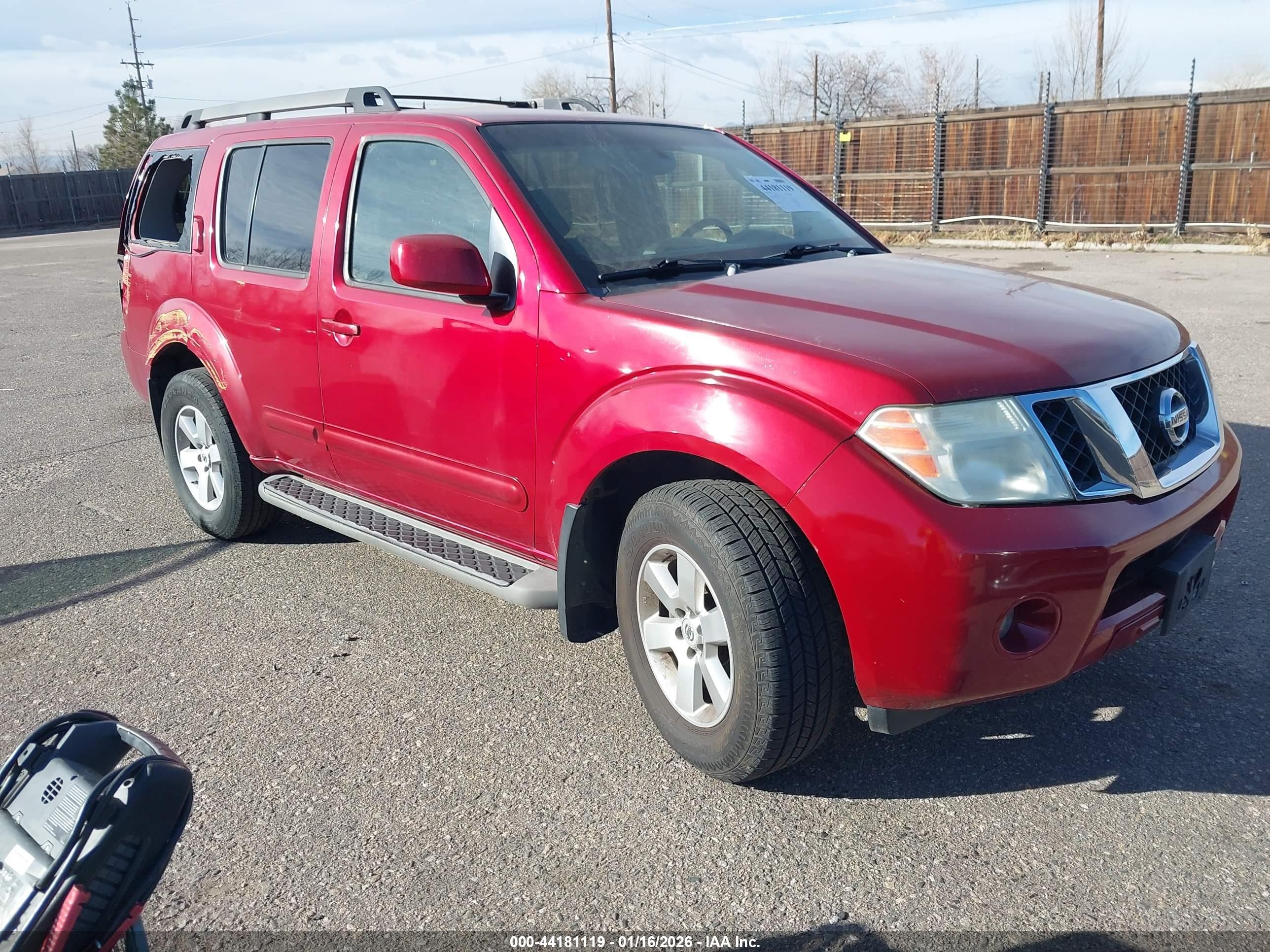 2012 Nissan Pathfinder Sv Красный vin: 5N1AR1NB9CC608530