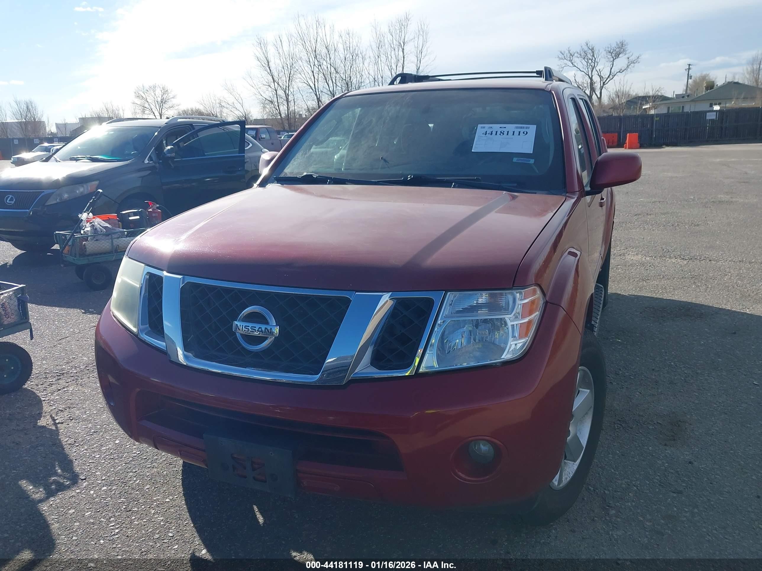 2012 Nissan Pathfinder Sv Красный vin: 5N1AR1NB9CC608530