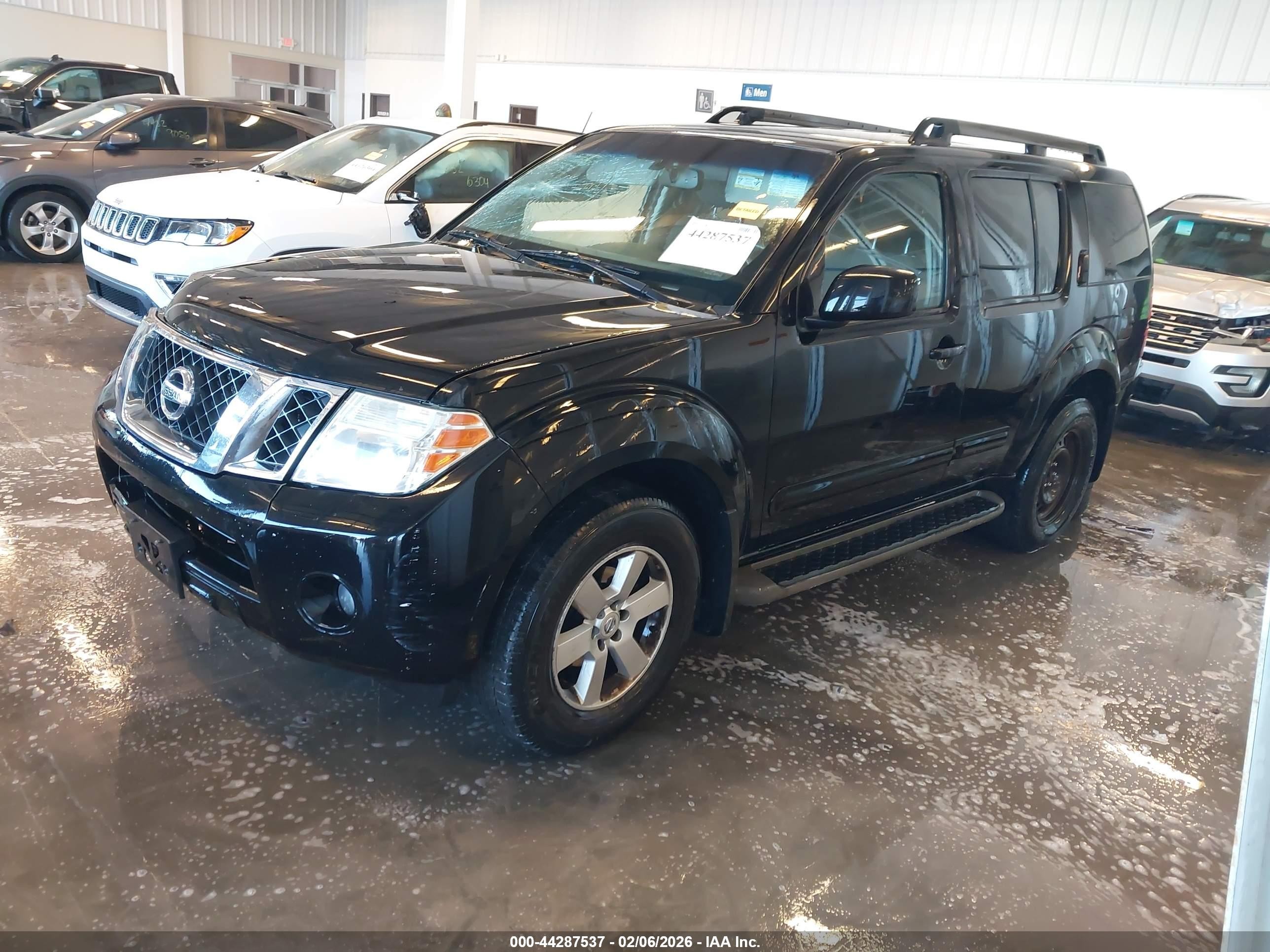 2012 Nissan Pathfinder Sv Black vin: 5N1AR1NB9CC610133