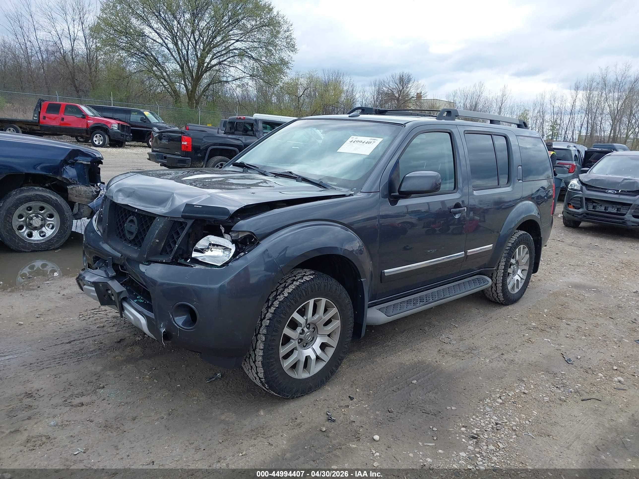 2012 Nissan Pathfinder Le Blue vin: 5N1AR1NB9CC622055
