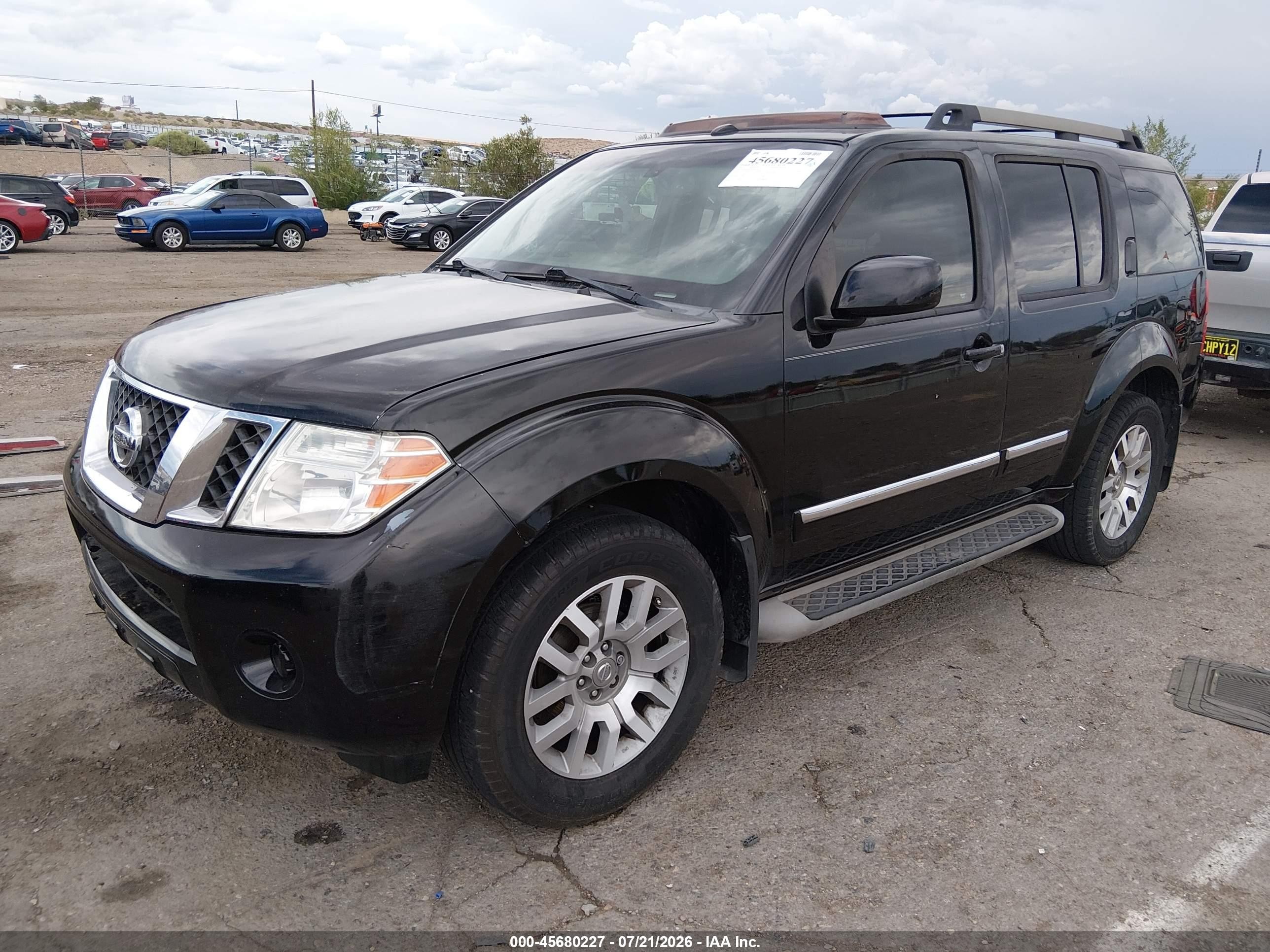 2011 Nissan Pathfinder Le Black vin: 5N1AR1NN0BC607503