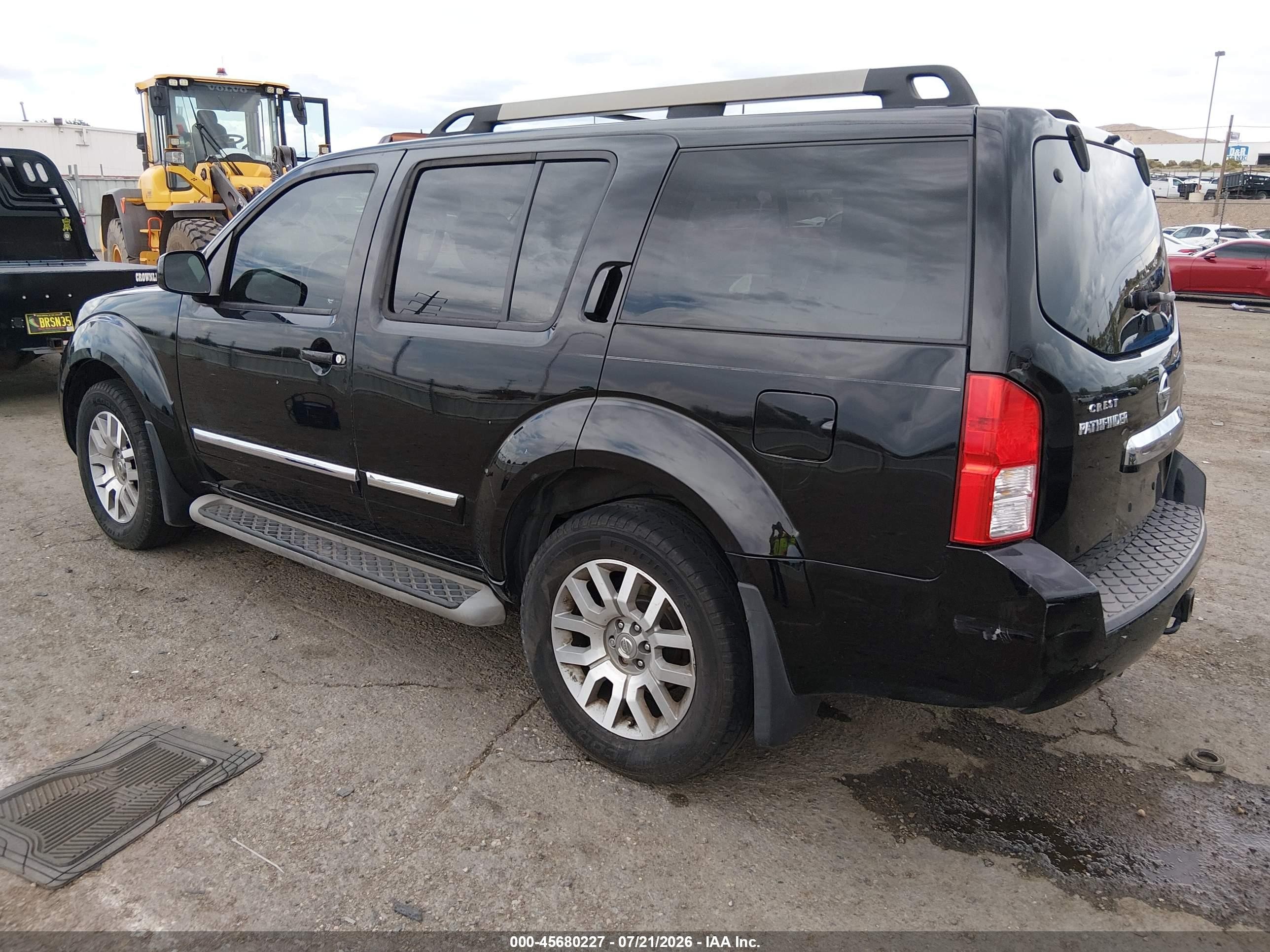 2011 Nissan Pathfinder Le Black vin: 5N1AR1NN0BC607503