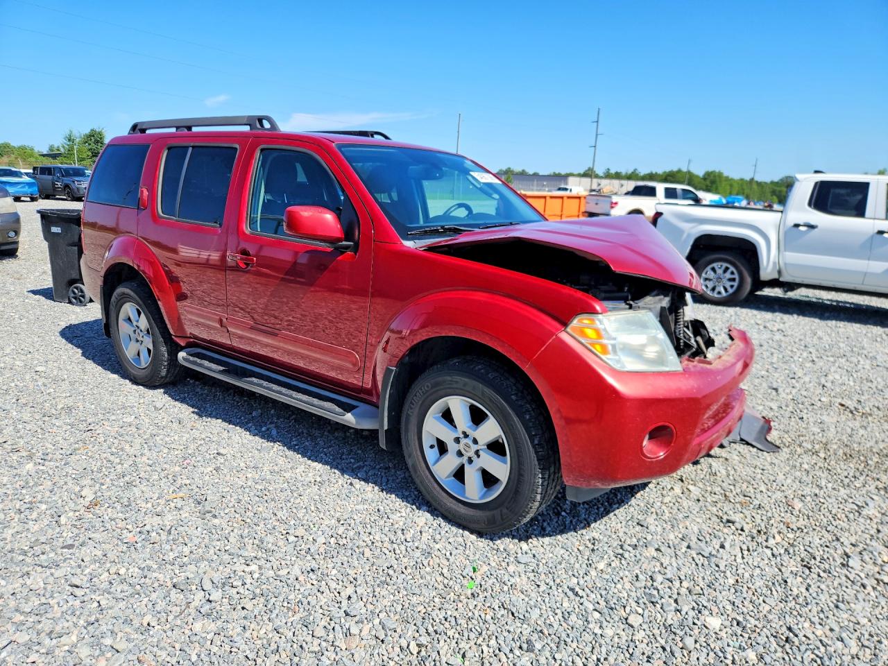 2011 Nissan Pathfinder S/le/se Red vin: 5N1AR1NN0BC614807