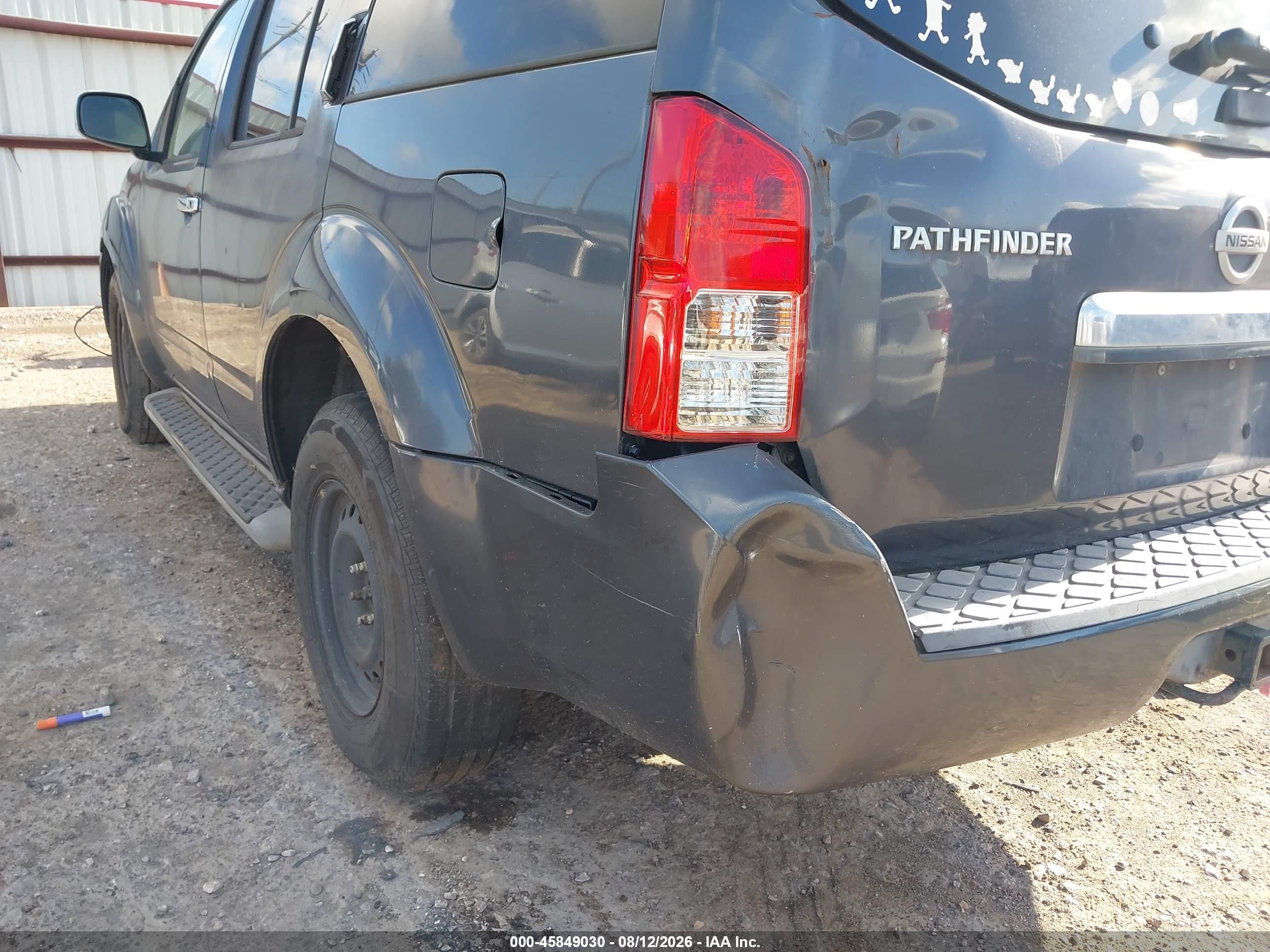 2011 Nissan Pathfinder S Gray vin: 5N1AR1NN0BC623975