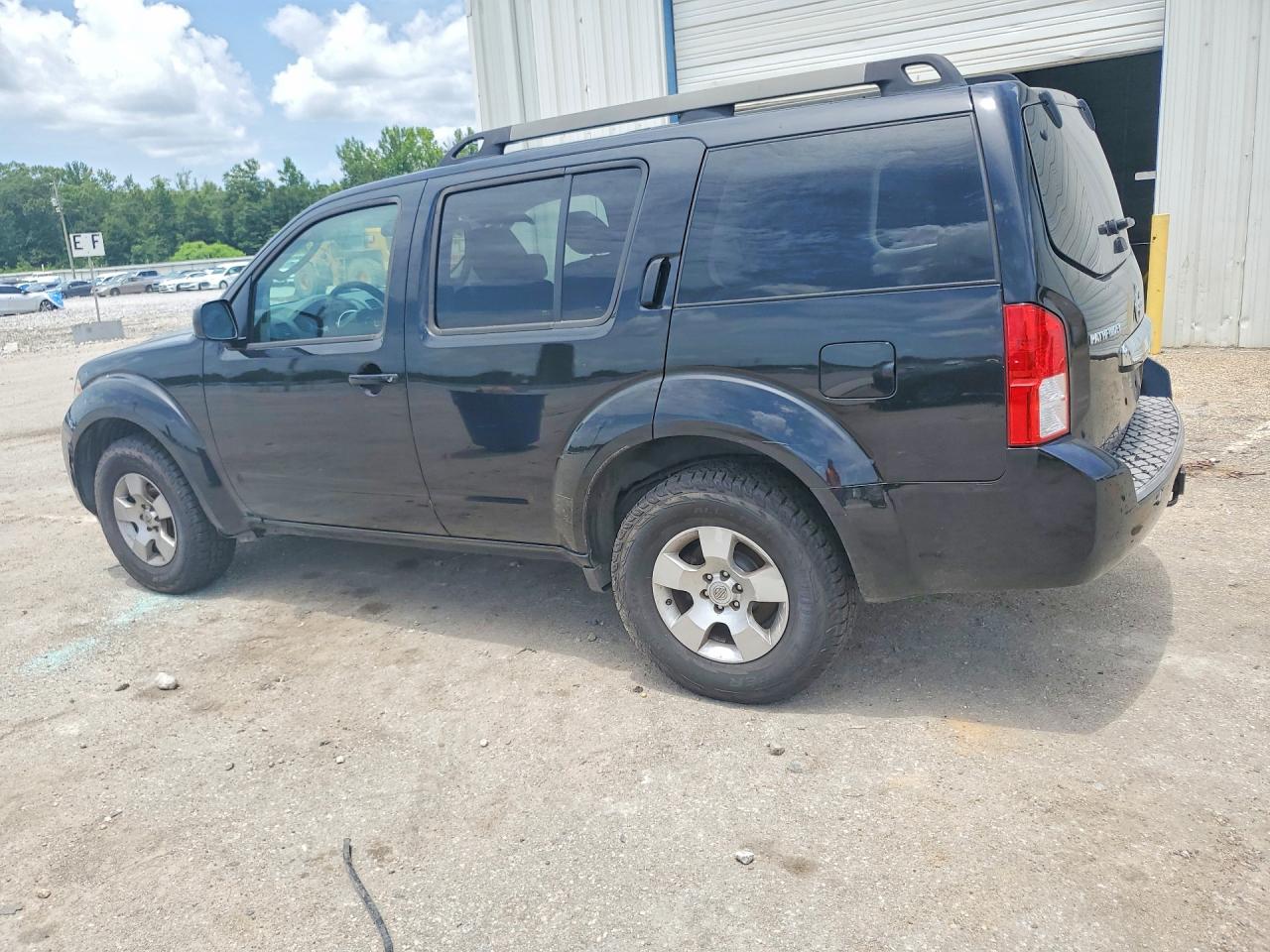 2012 Nissan Pathfinder S Black vin: 5N1AR1NN0CC602688