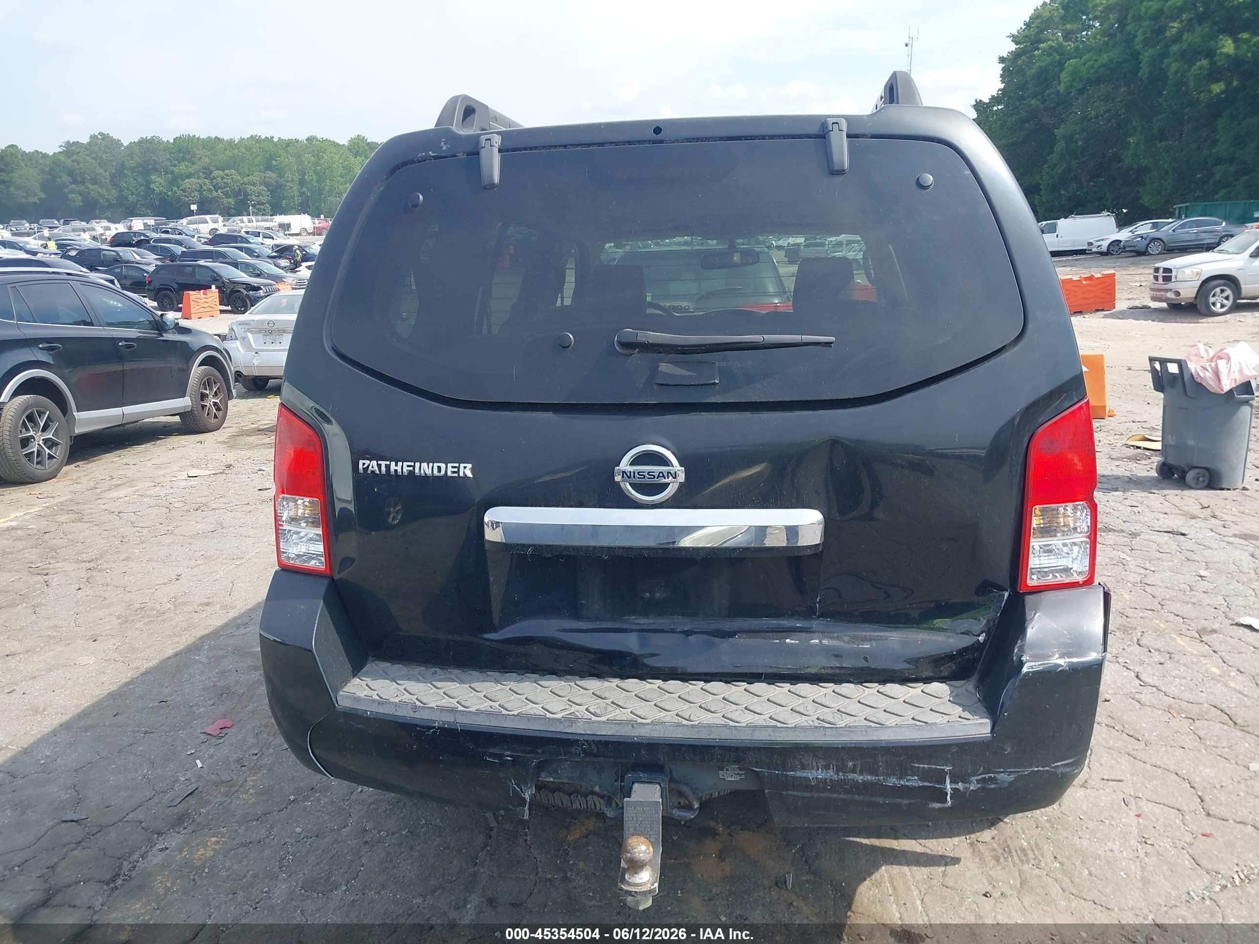 2012 Nissan Pathfinder Sv Black vin: 5N1AR1NN0CC607082