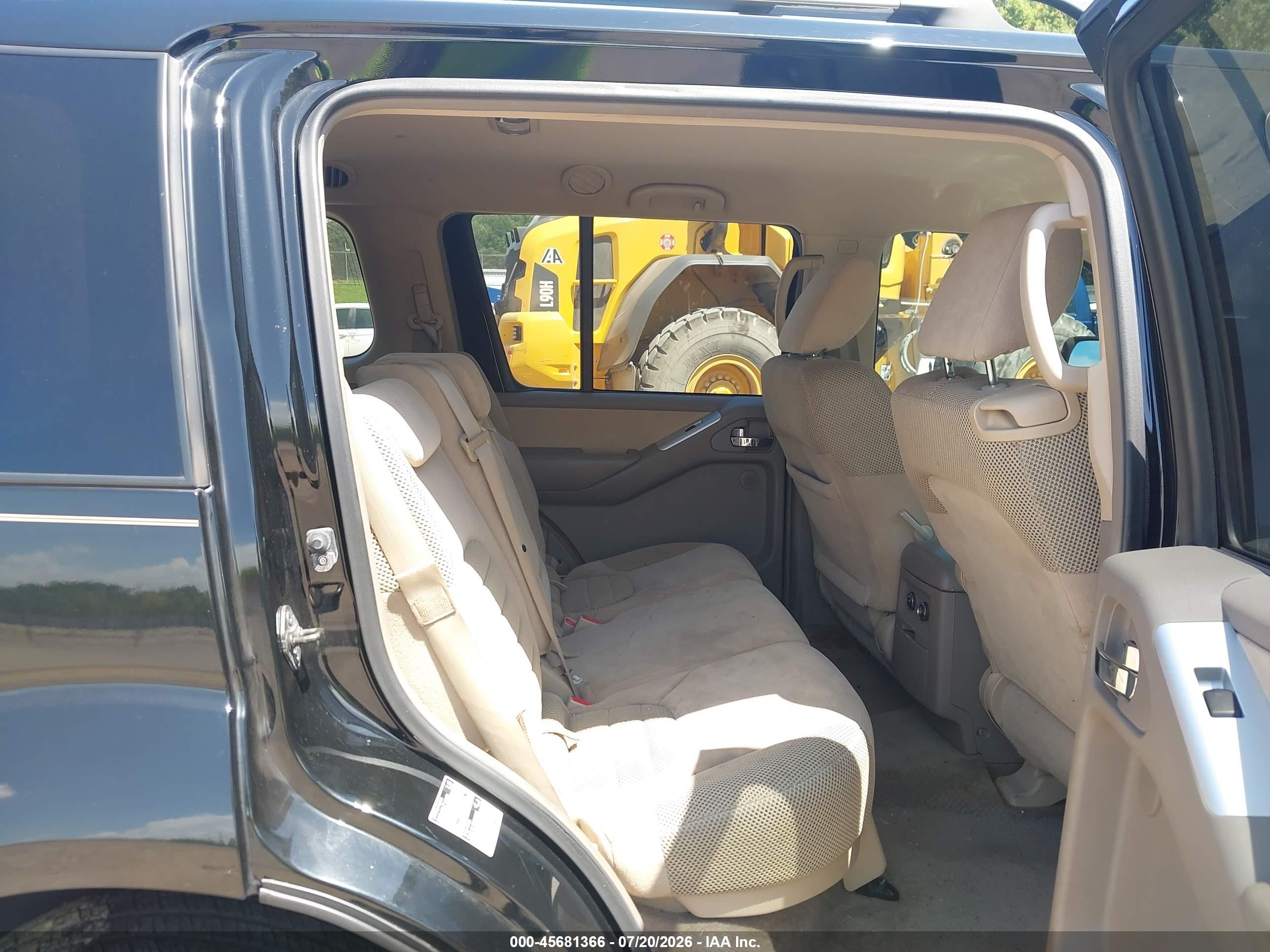2010 Nissan Pathfinder Se Black vin: 5N1AR1NN1AC619710