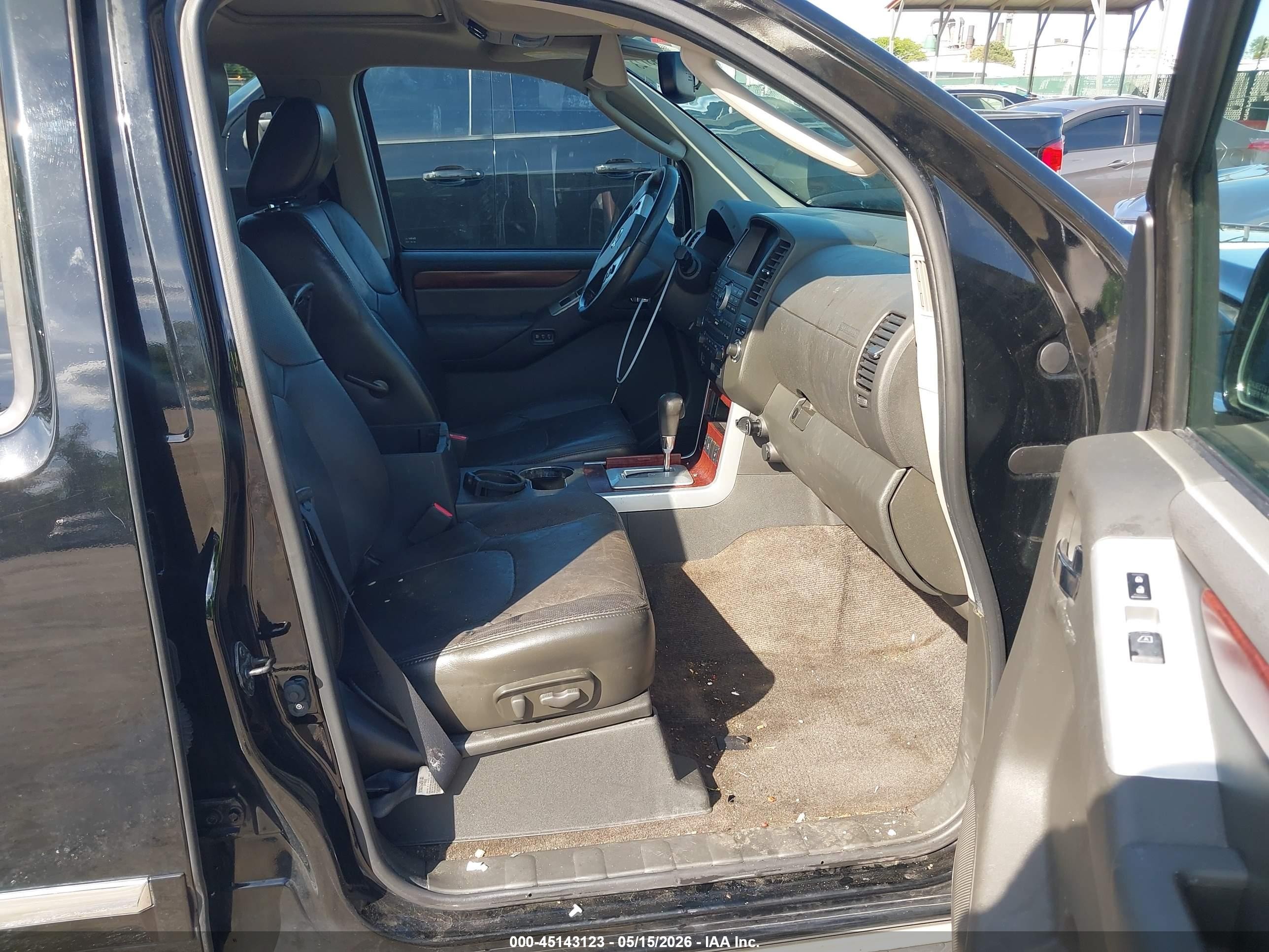 2012 Nissan Pathfinder Le Черный vin: 5N1AR1NN1CC624828