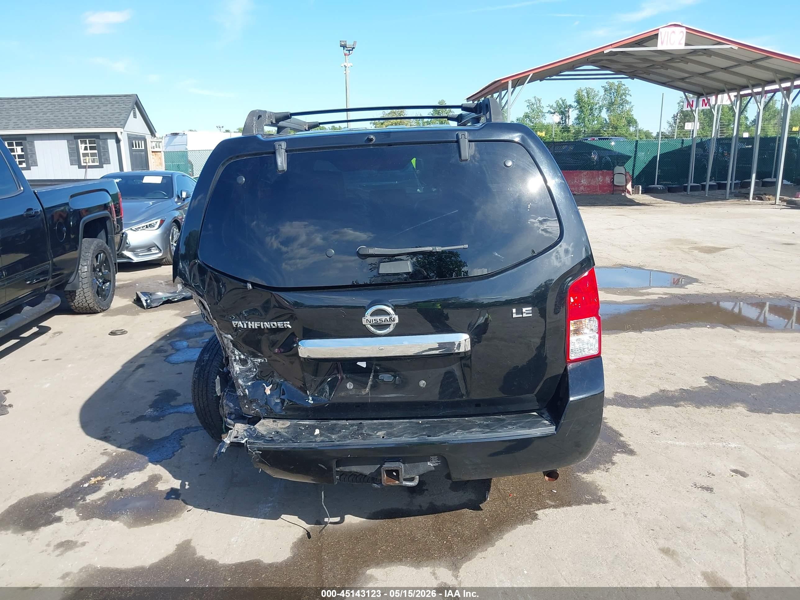 2012 Nissan Pathfinder Le Черный vin: 5N1AR1NN1CC624828