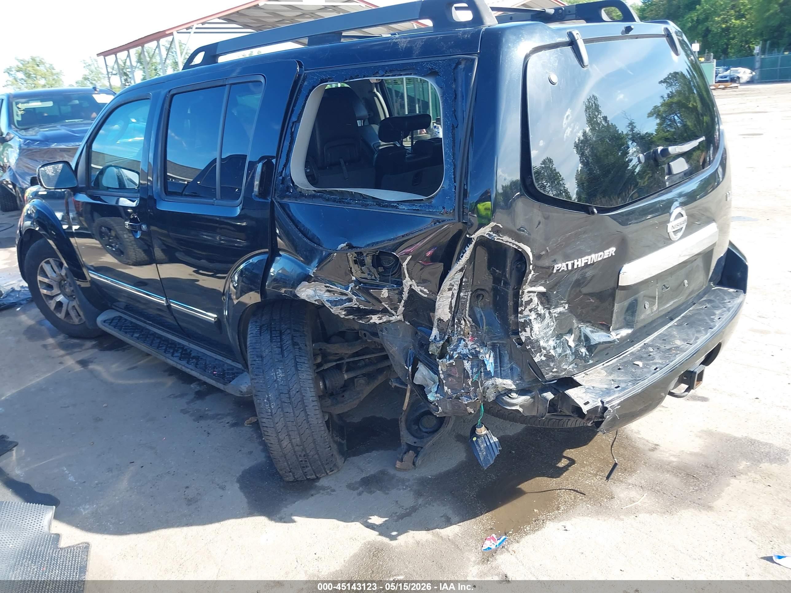 2012 Nissan Pathfinder Le Черный vin: 5N1AR1NN1CC624828