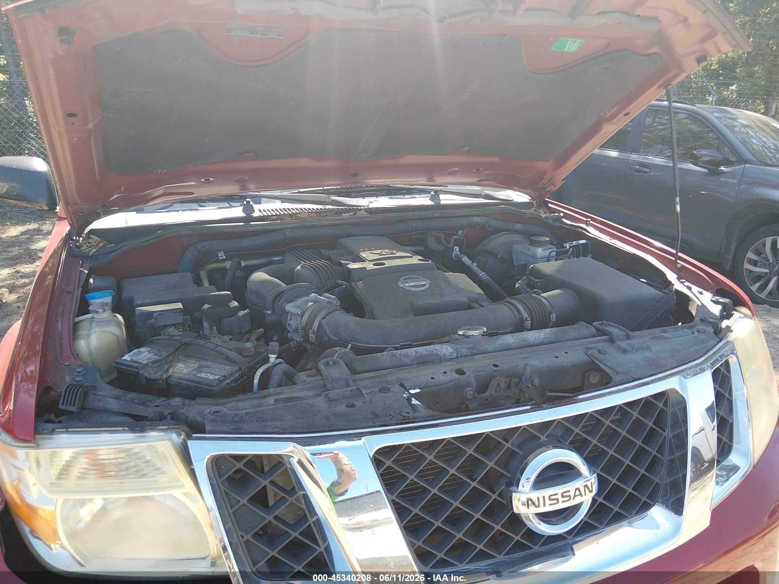 2012 Nissan Pathfinder Sv Red vin: 5N1AR1NN2CC604457