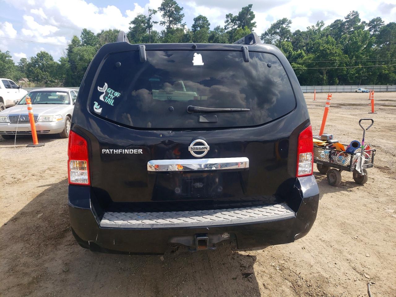 2012 Nissan Pathfinder S Black vin: 5N1AR1NN2CC610291