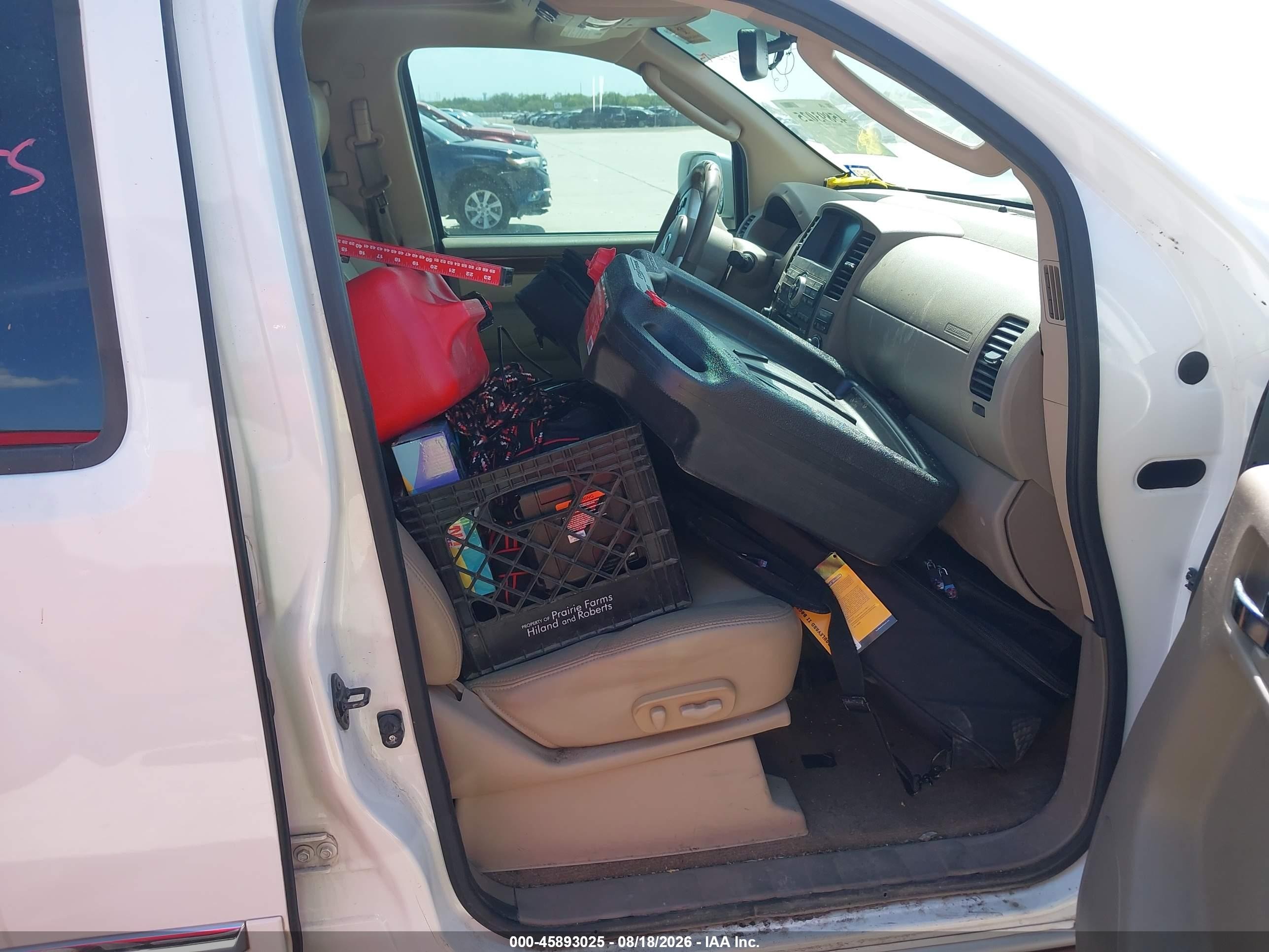 2012 Nissan Pathfinder Le White vin: 5N1AR1NN2CC626782