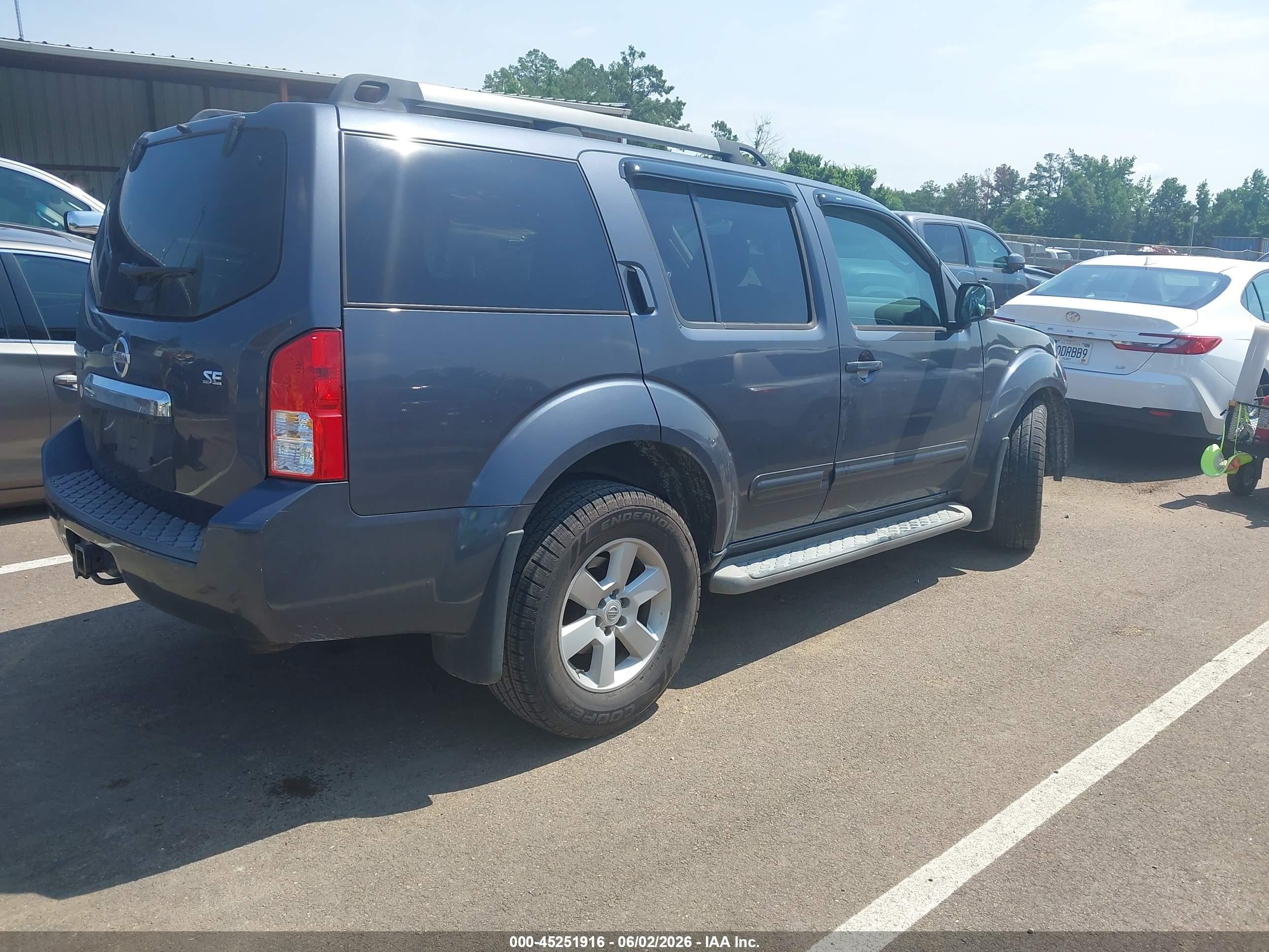 2010 Nissan Pathfinder Se Gray vin: 5N1AR1NN3AC603542