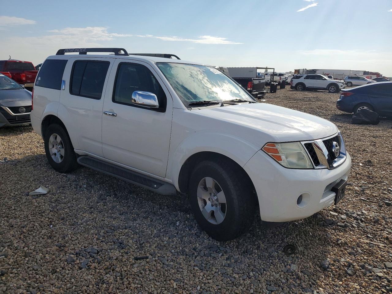 2010 Nissan Pathfinder S Fe+ White vin: 5N1AR1NN3AC621801