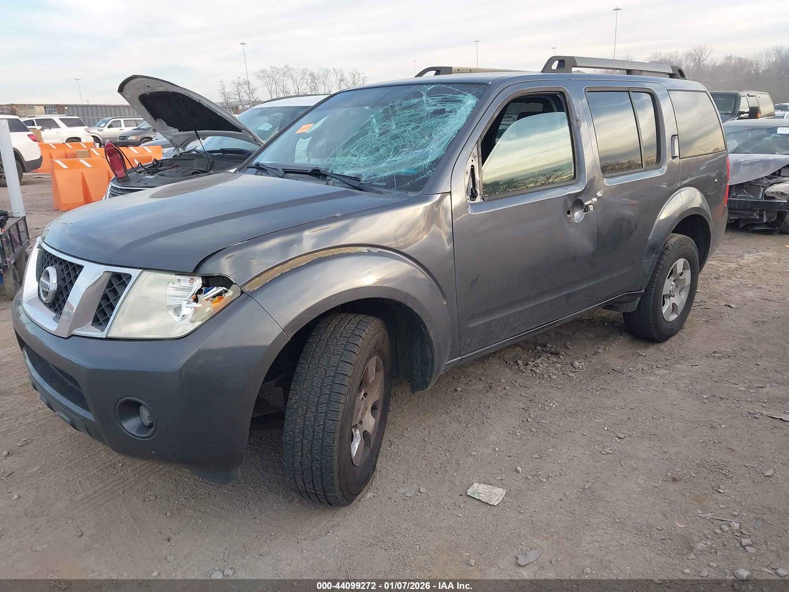 2011 Nissan Pathfinder S Gray vin: 5N1AR1NN3BC627180