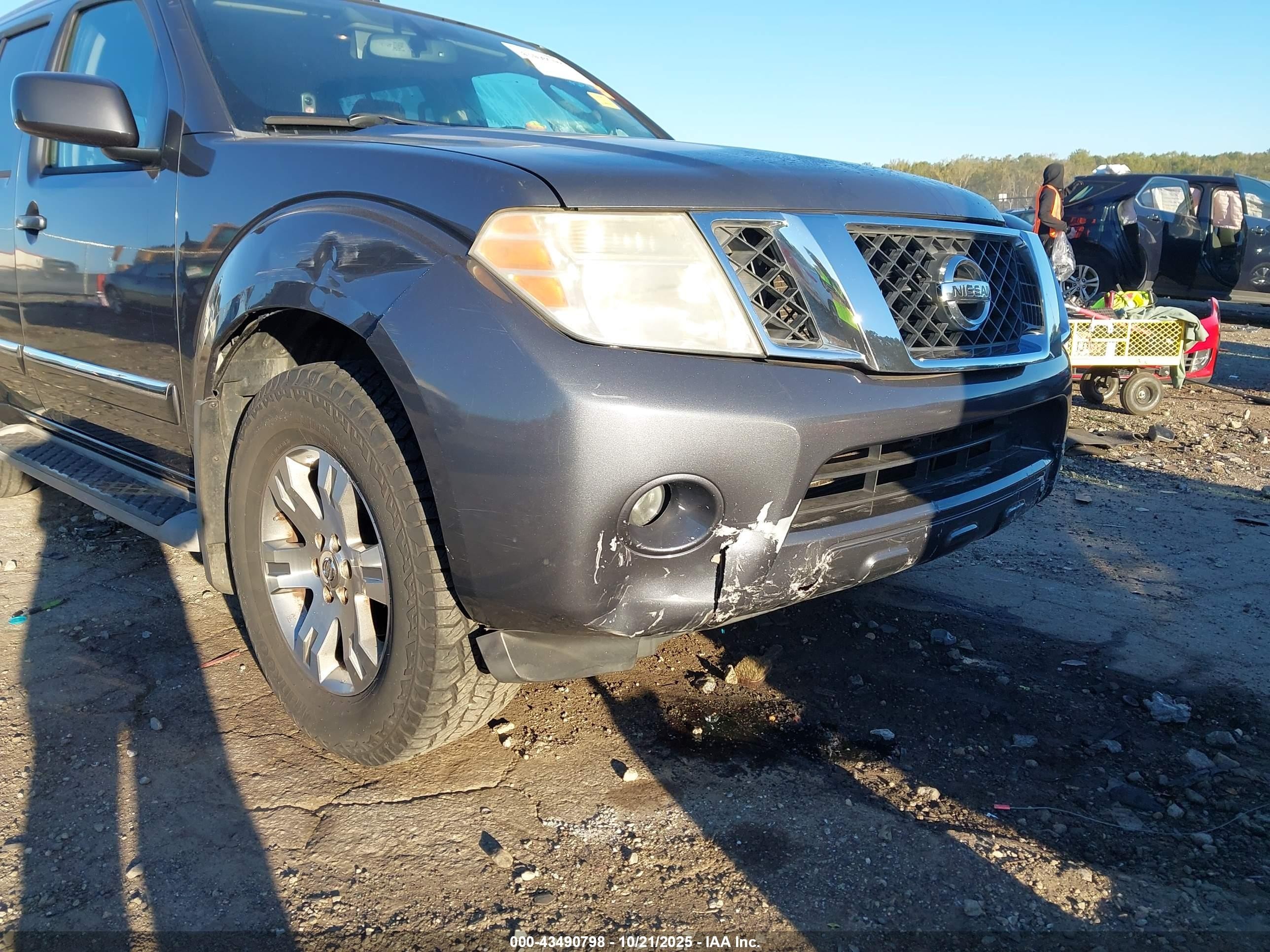 2012 Nissan Pathfinder Silver Blue vin: 5N1AR1NN3CC613412