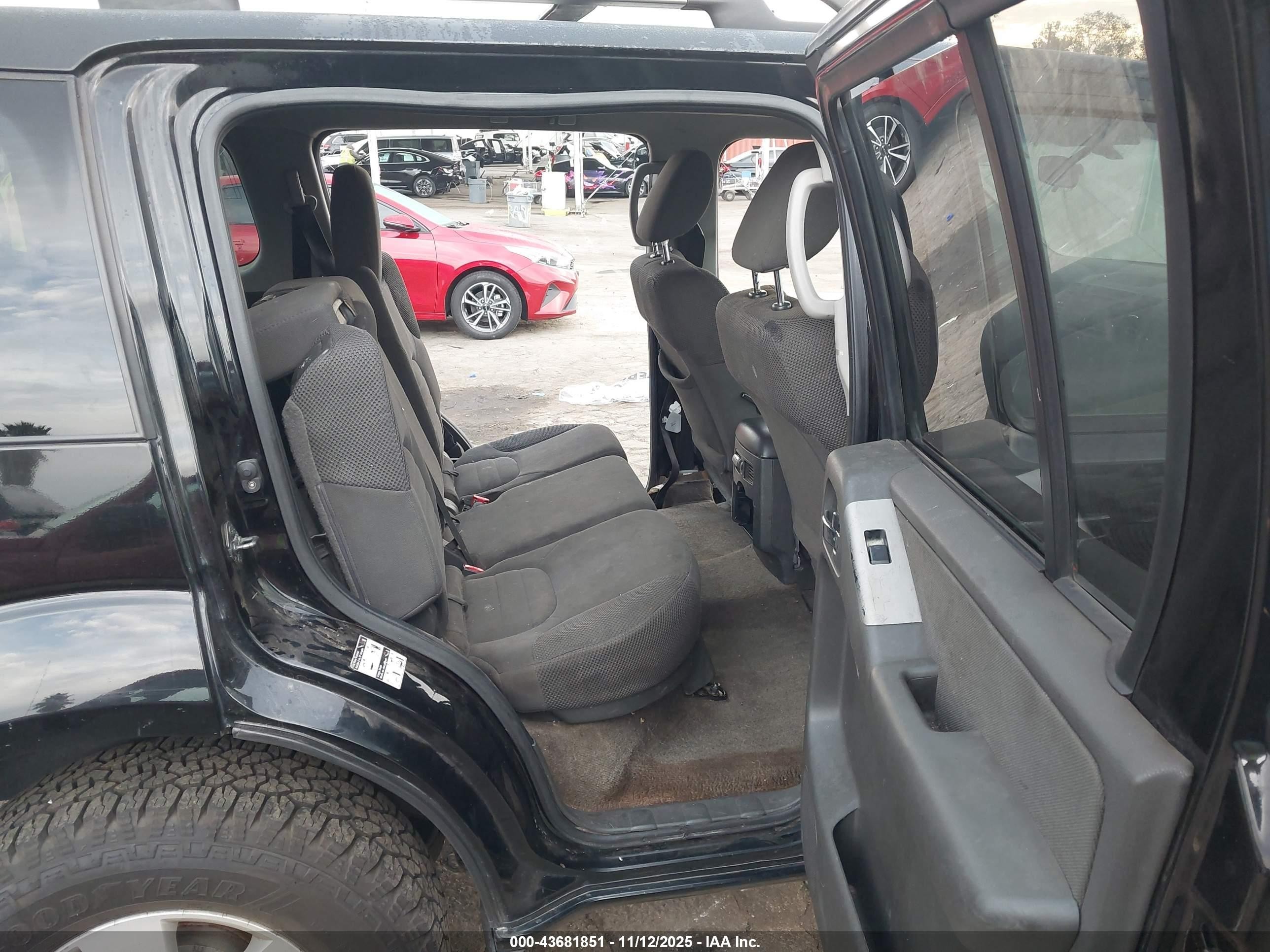 2012 Nissan Pathfinder S Черный vin: 5N1AR1NN3CC628055