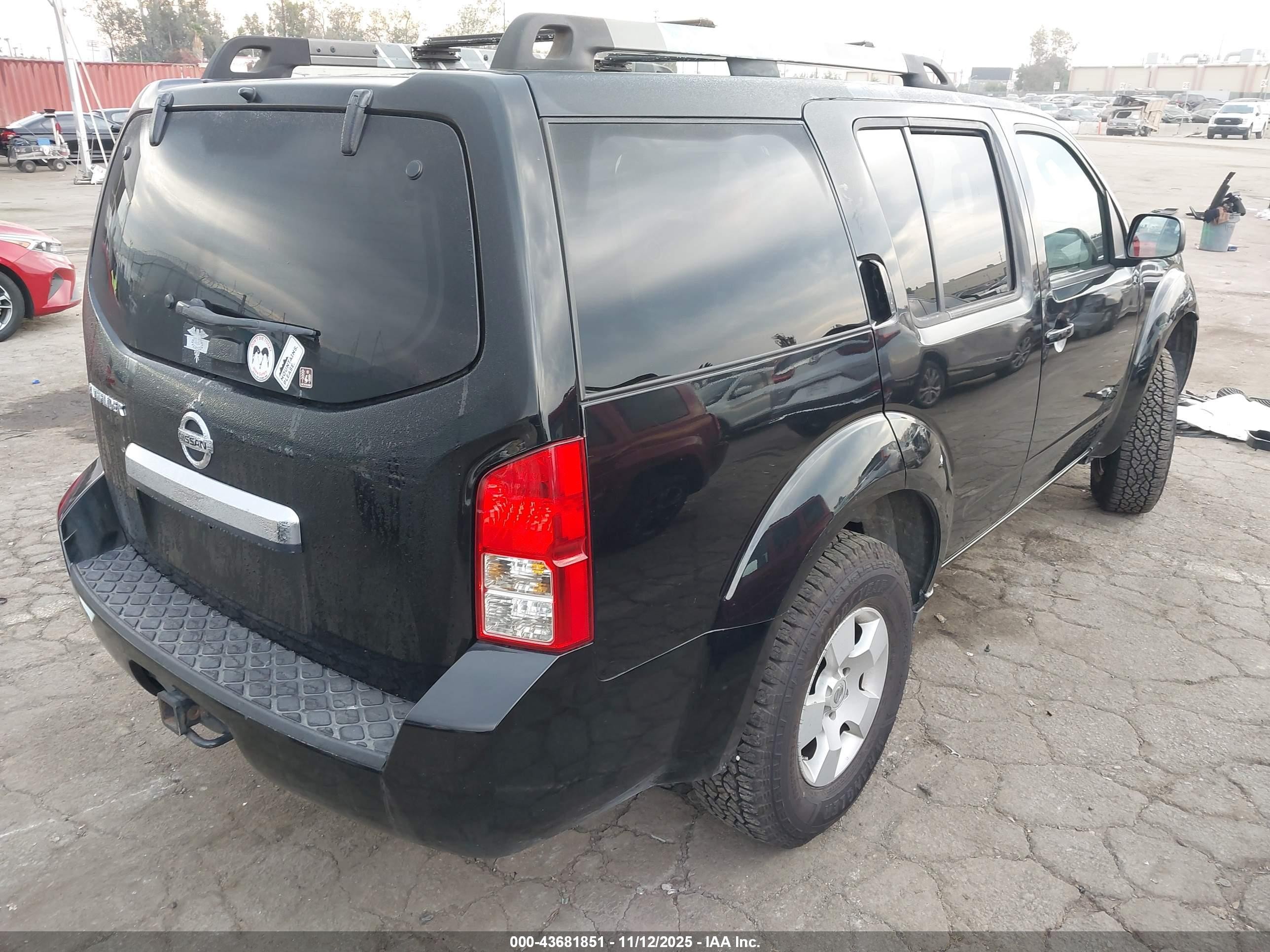2012 Nissan Pathfinder S Черный vin: 5N1AR1NN3CC628055
